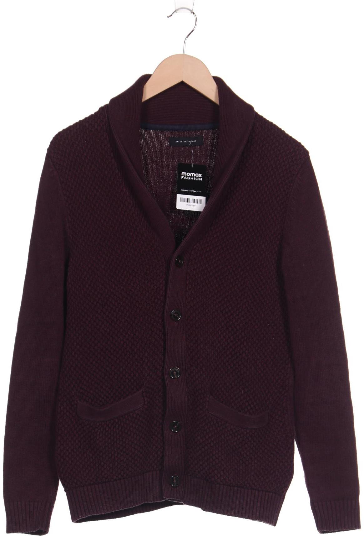 

Selected Herren Strickjacke, bordeaux, Gr. 52