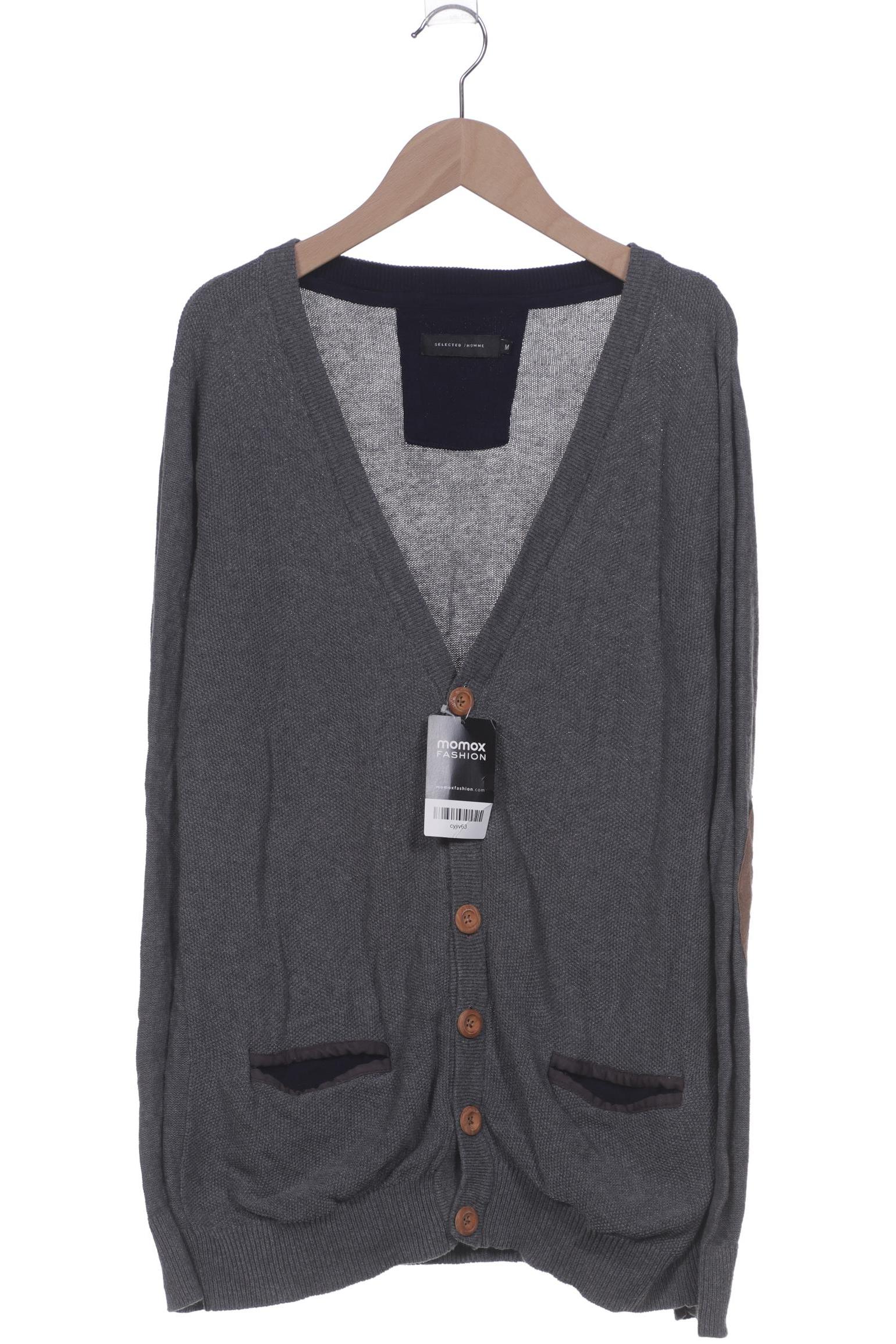 

Selected Herren Strickjacke, grau, Gr. 48