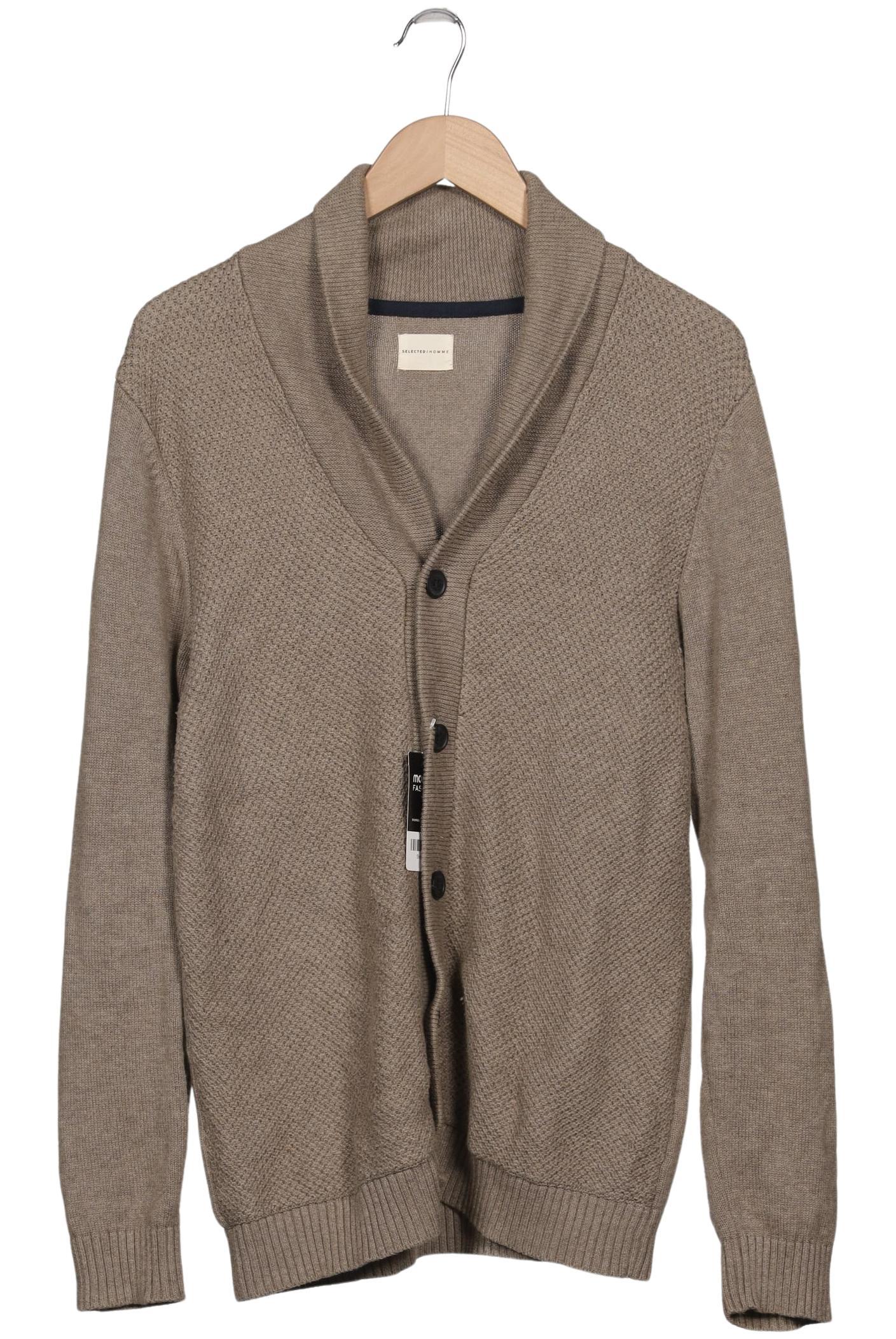 

Selected Herren Strickjacke, beige, Gr. 52