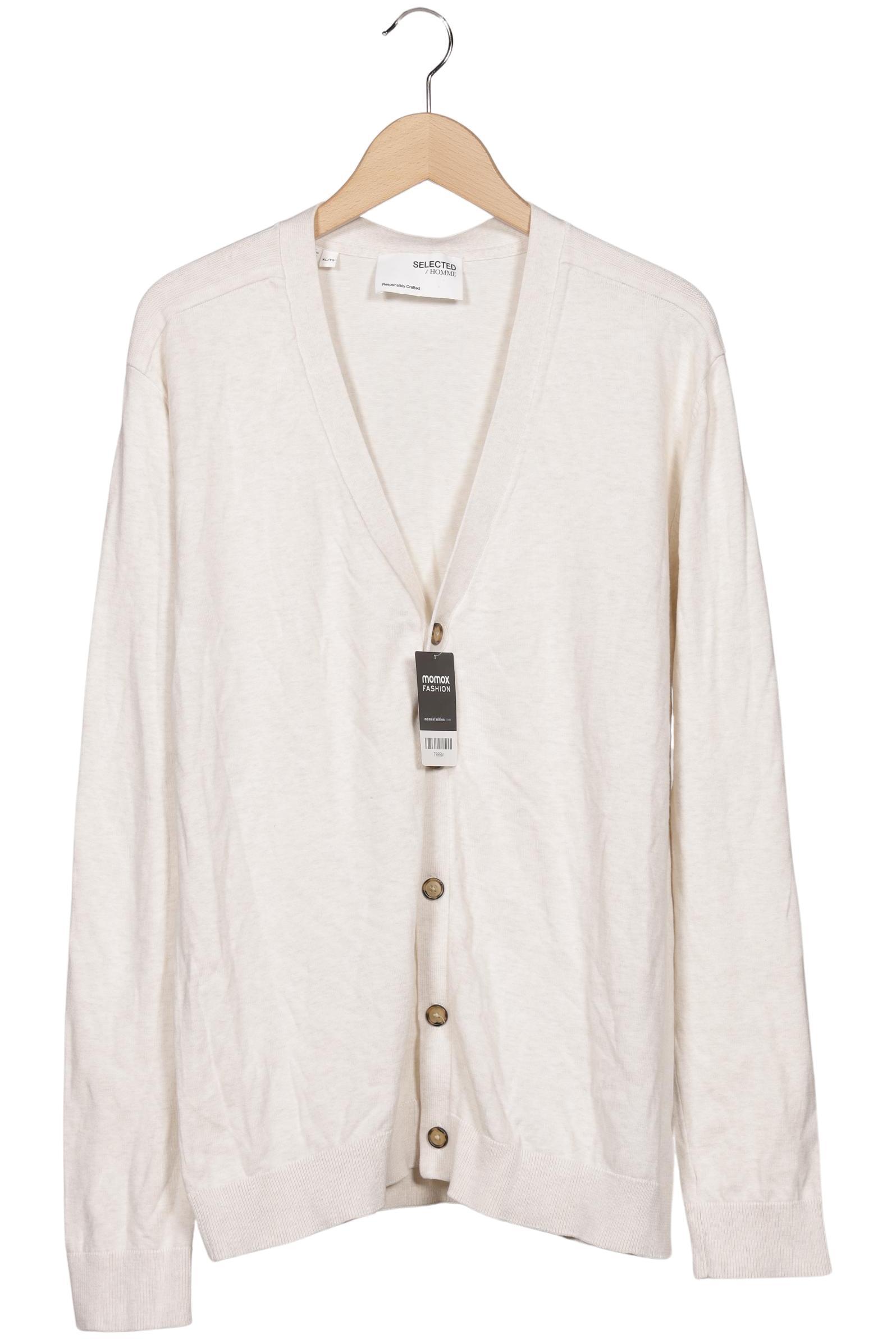 Thumbnail - Selected Herren Strickjacke, cremeweiß, Gr. 54