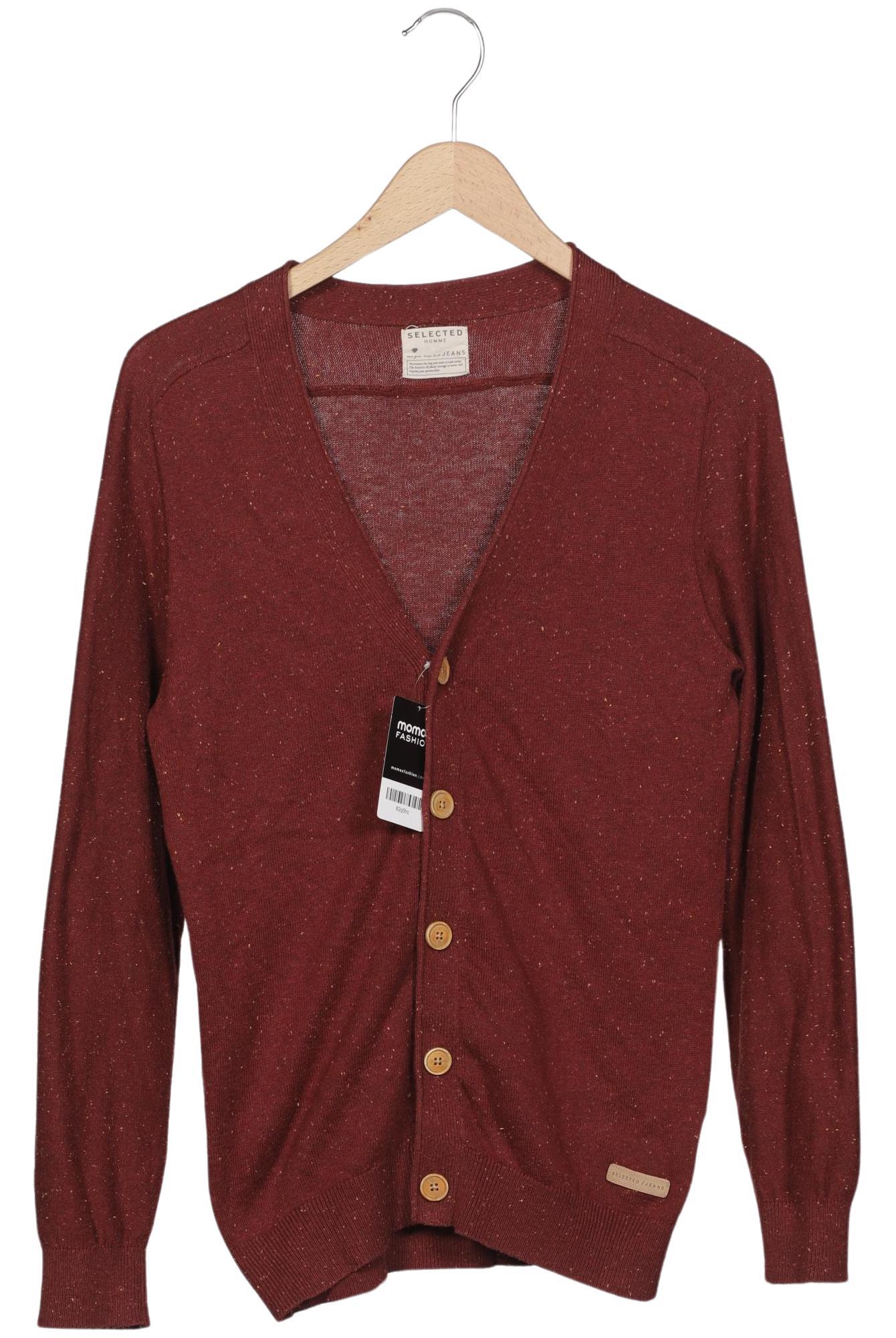 

Selected Herren Strickjacke, bordeaux, Gr. 46