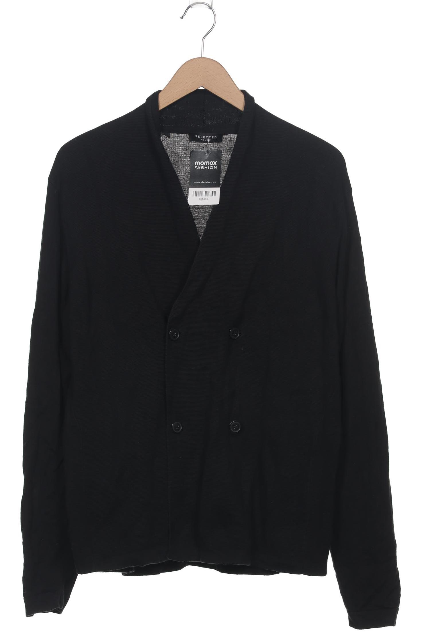 

Selected Herren Strickjacke, schwarz, Gr. 52