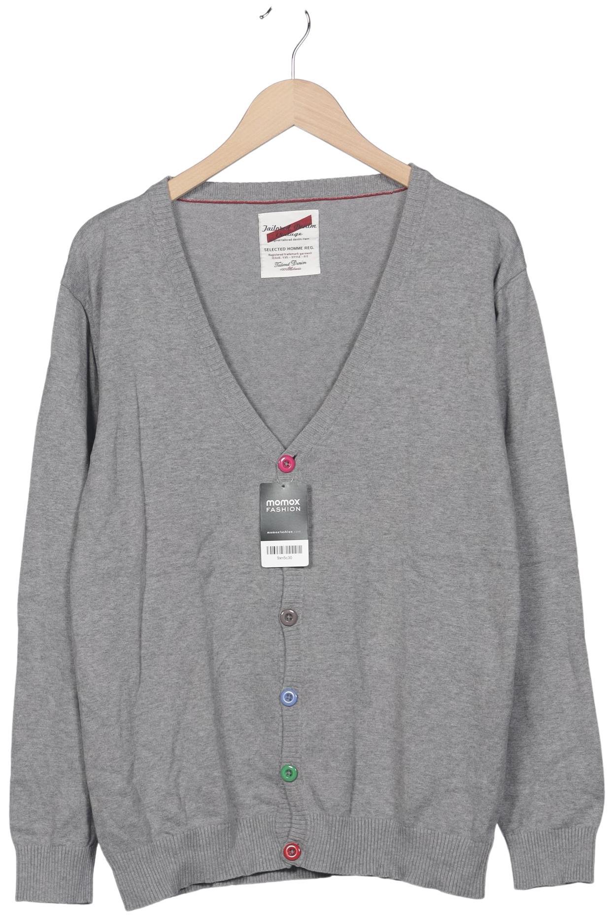 

Selected Herren Strickjacke, grau, Gr. 52