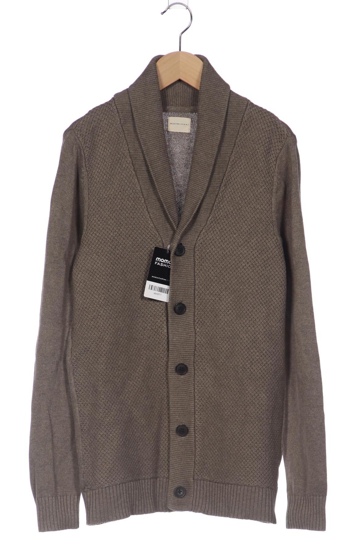 

Selected Herren Strickjacke, braun, Gr. 46