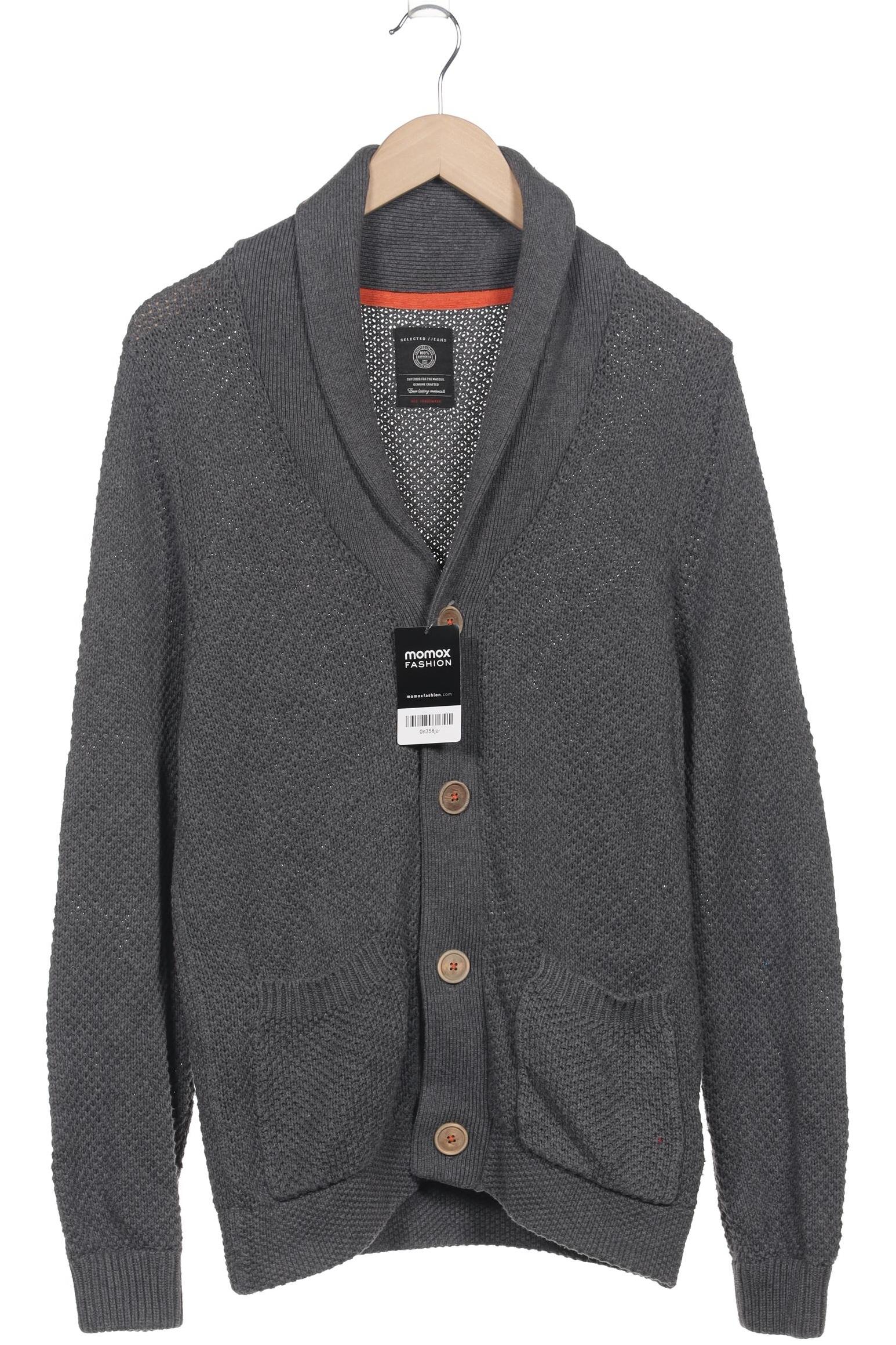 

Selected Herren Strickjacke, grau, Gr. 52