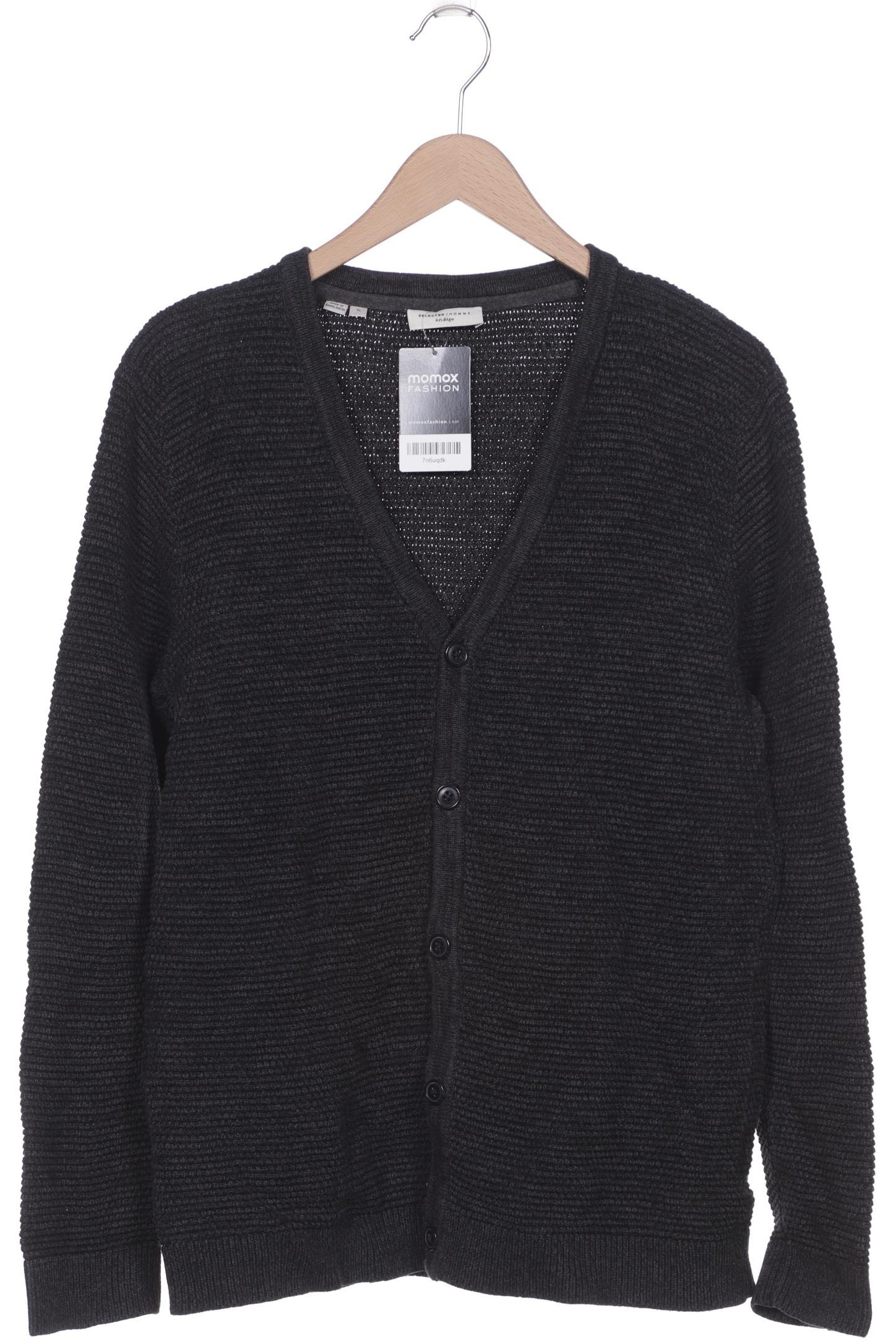 

Selected Herren Strickjacke, grau, Gr. 54