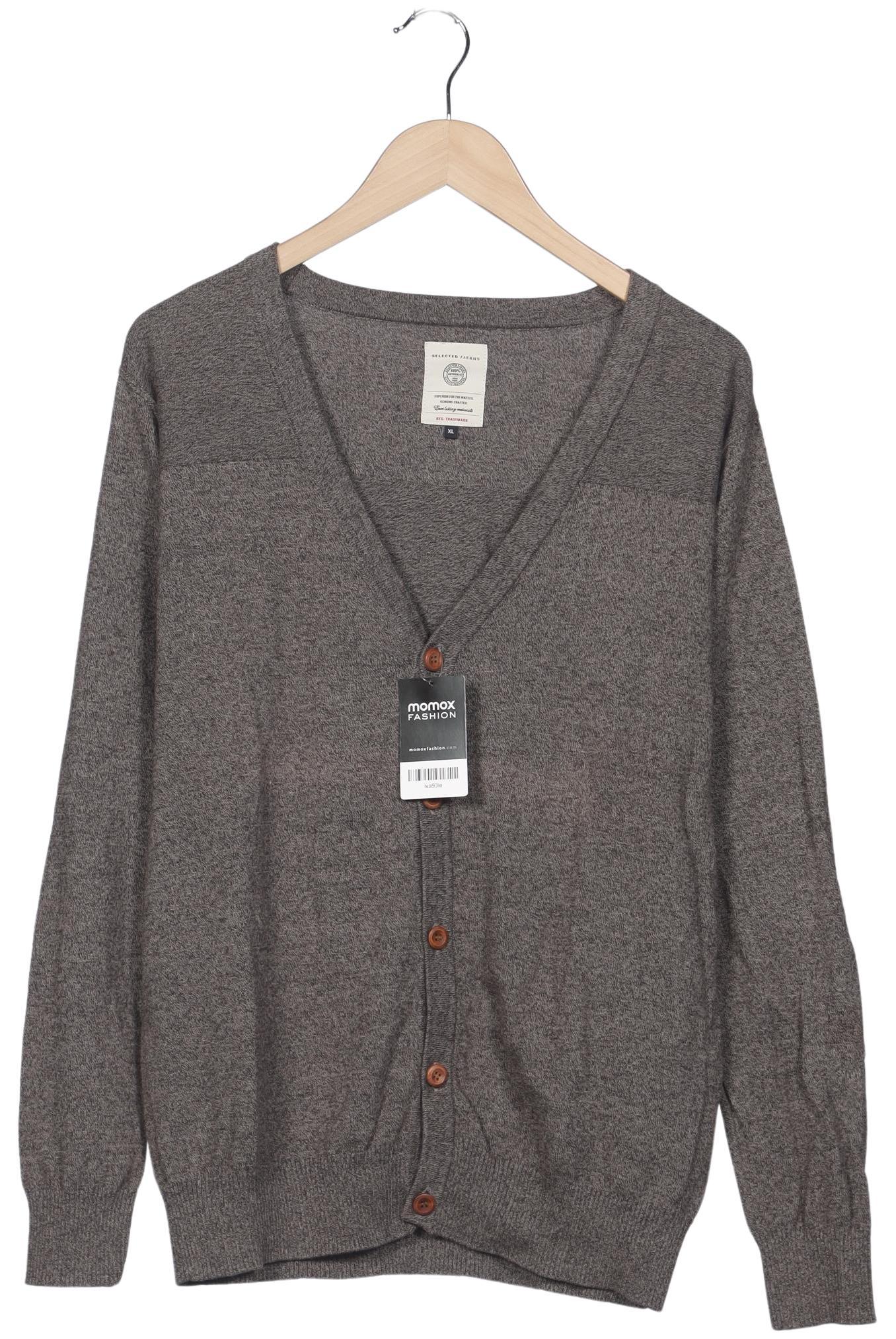 

Selected Herren Strickjacke, grau, Gr. 54