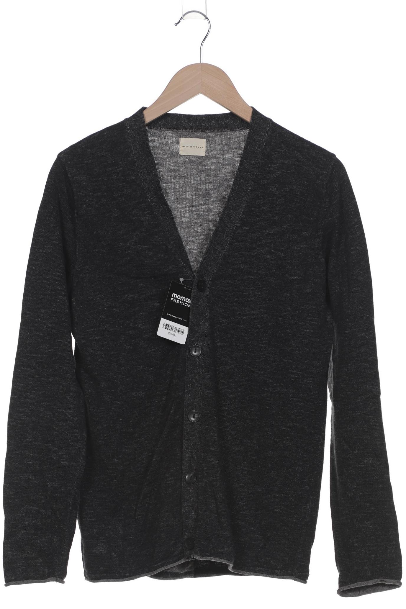 

Selected Herren Strickjacke, grau, Gr. 48
