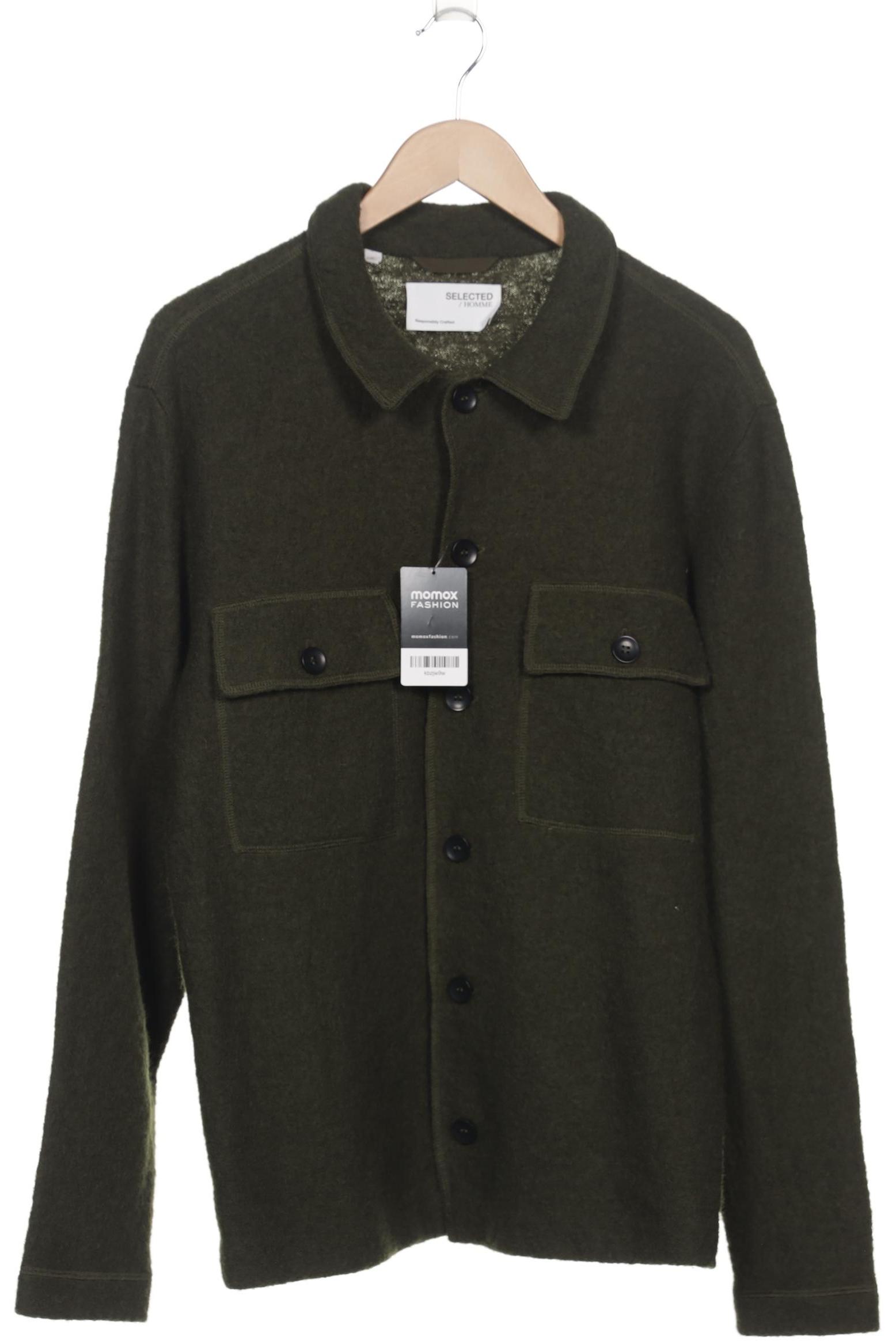 

Selected Herren Strickjacke, grün, Gr. 52