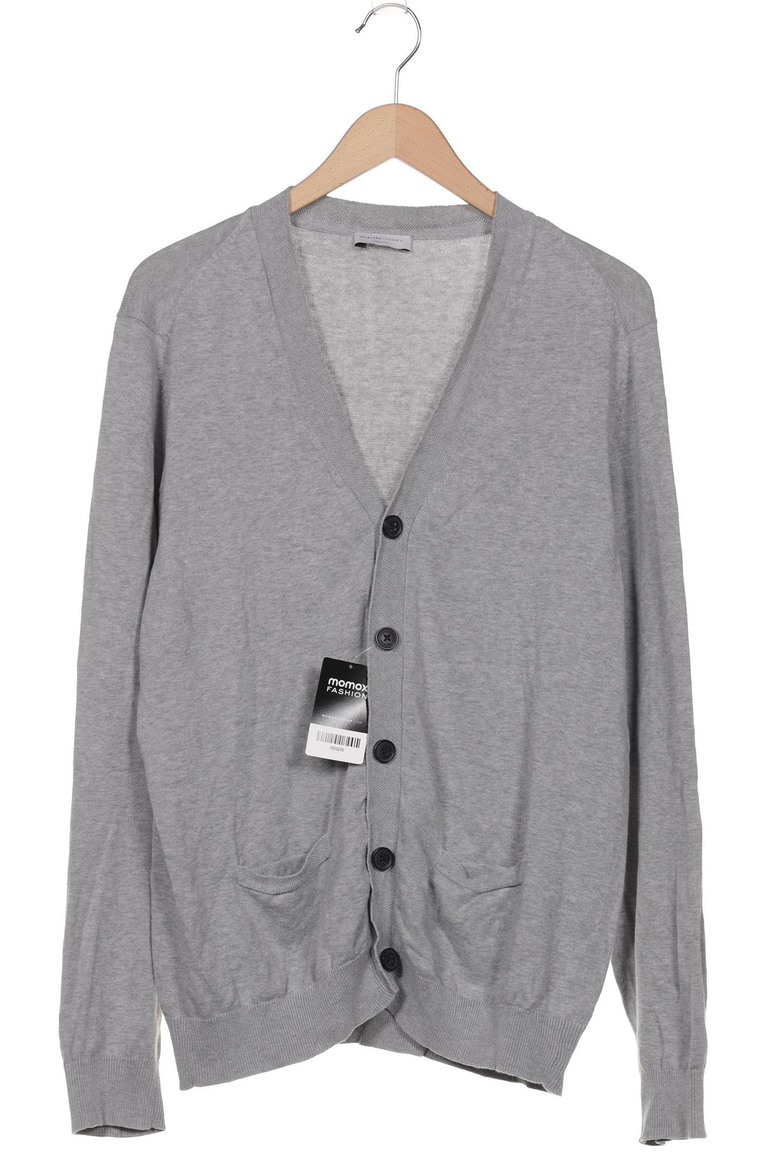

Selected Herren Strickjacke, grau, Gr. 54
