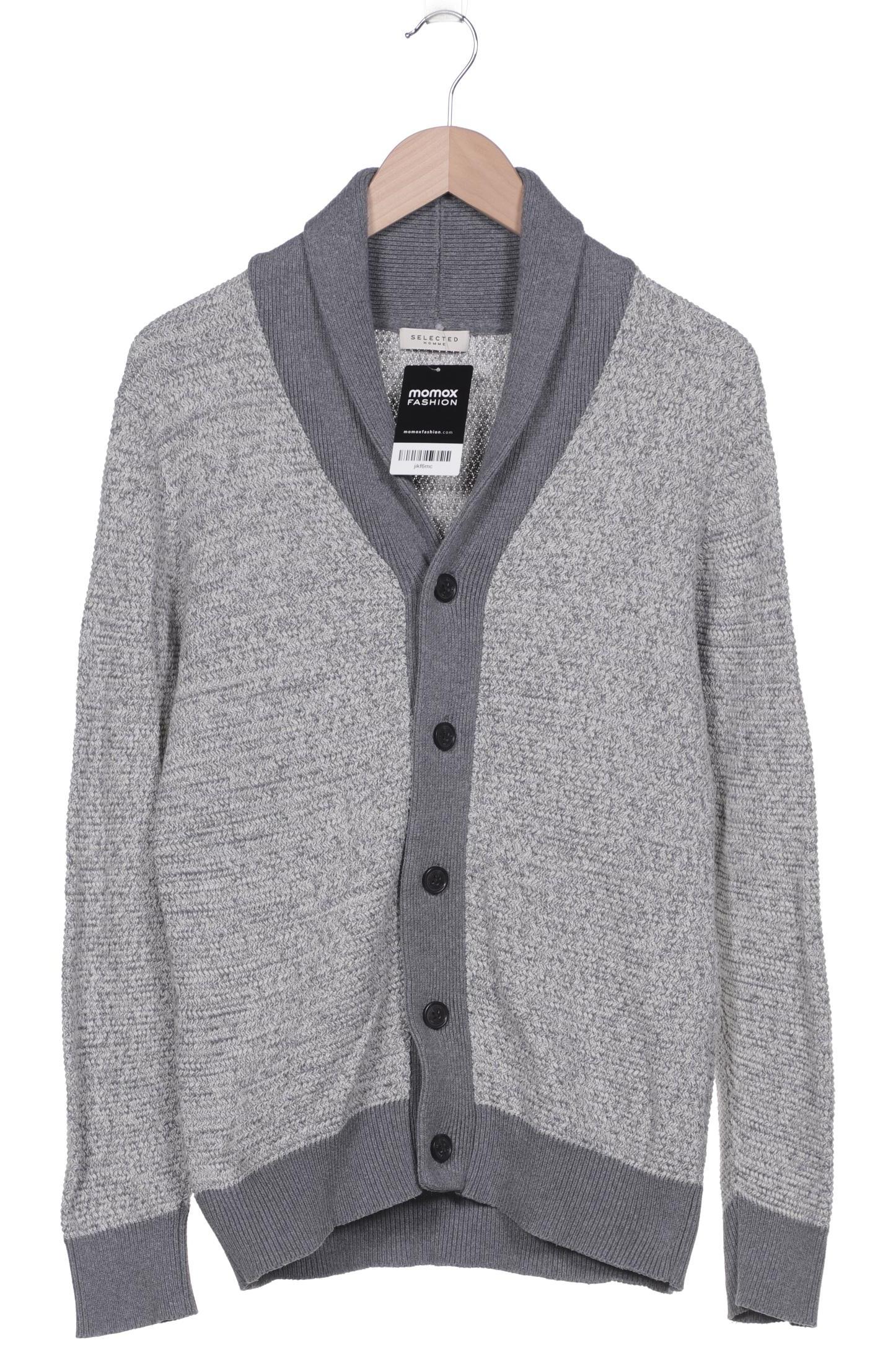 

Selected Herren Strickjacke, grau, Gr. 48