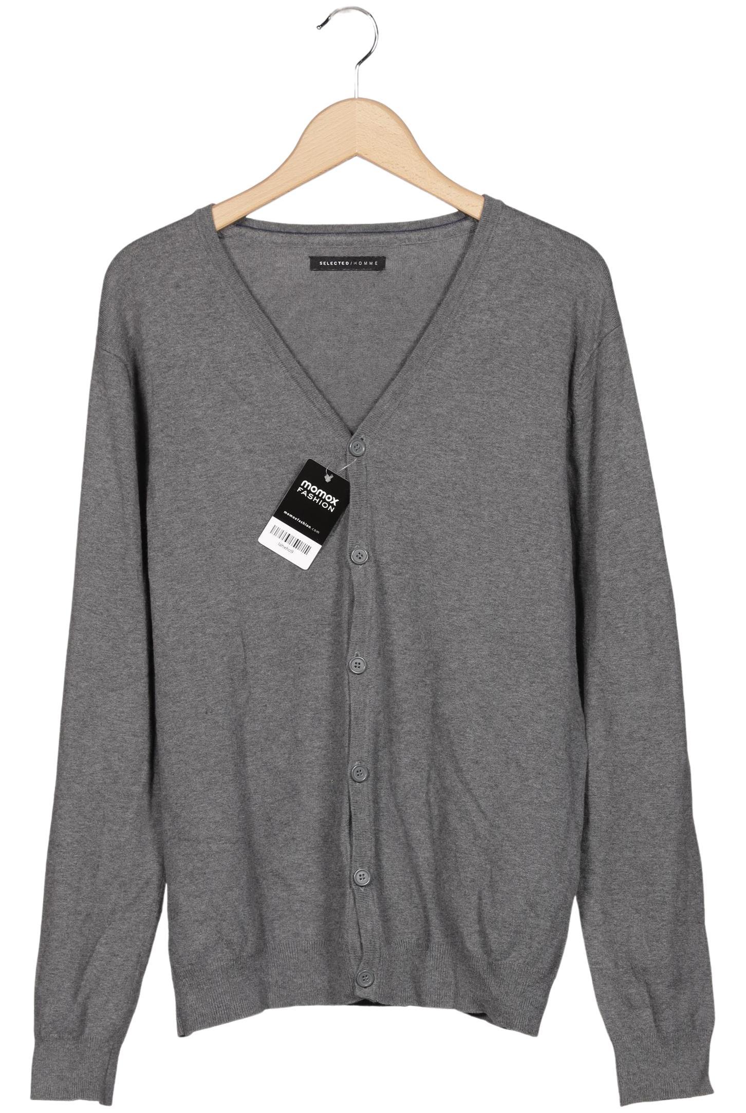 

Selected Herren Strickjacke, grau, Gr. 52