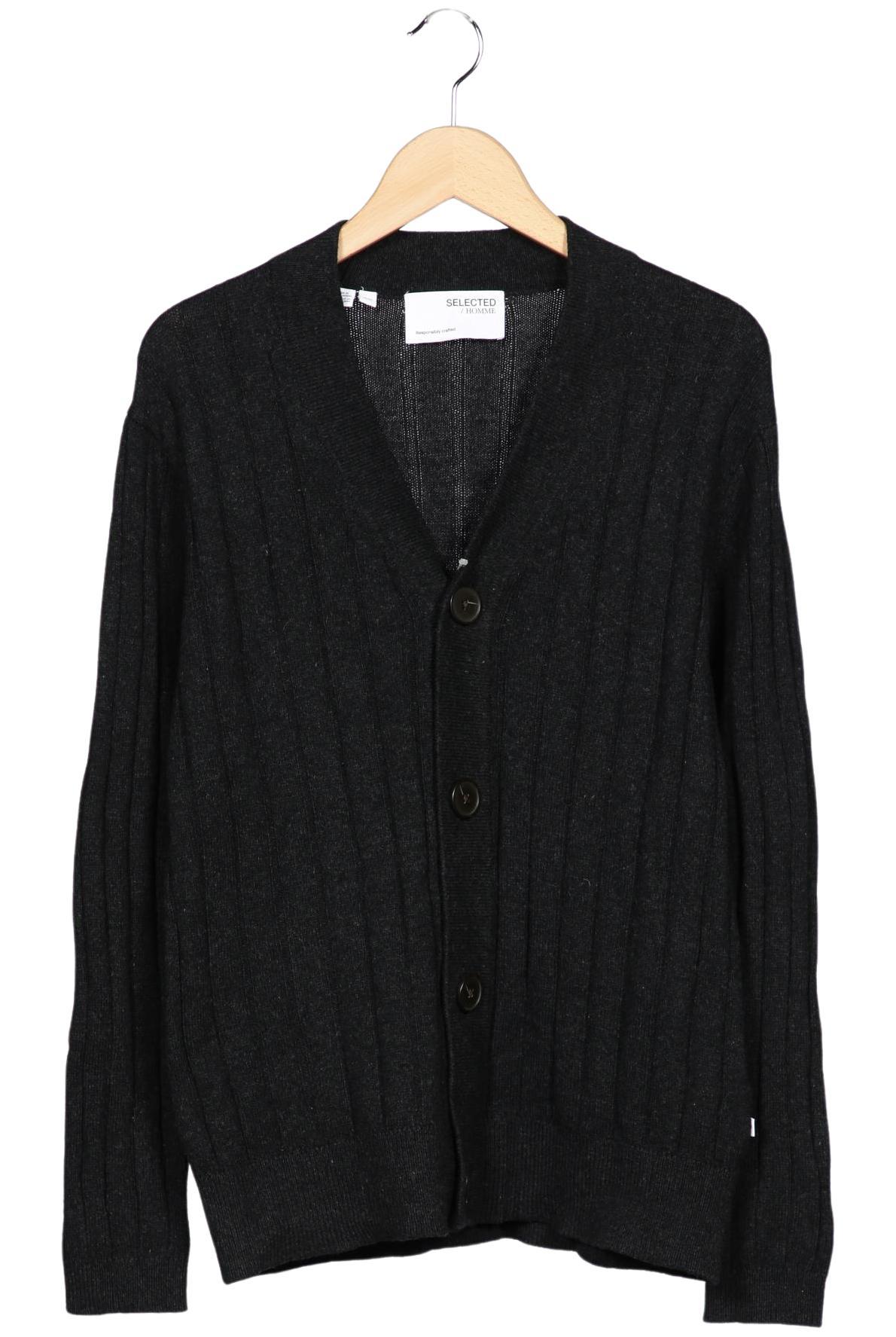 Thumbnail - Selected Herren Strickjacke, grau, Gr. 48