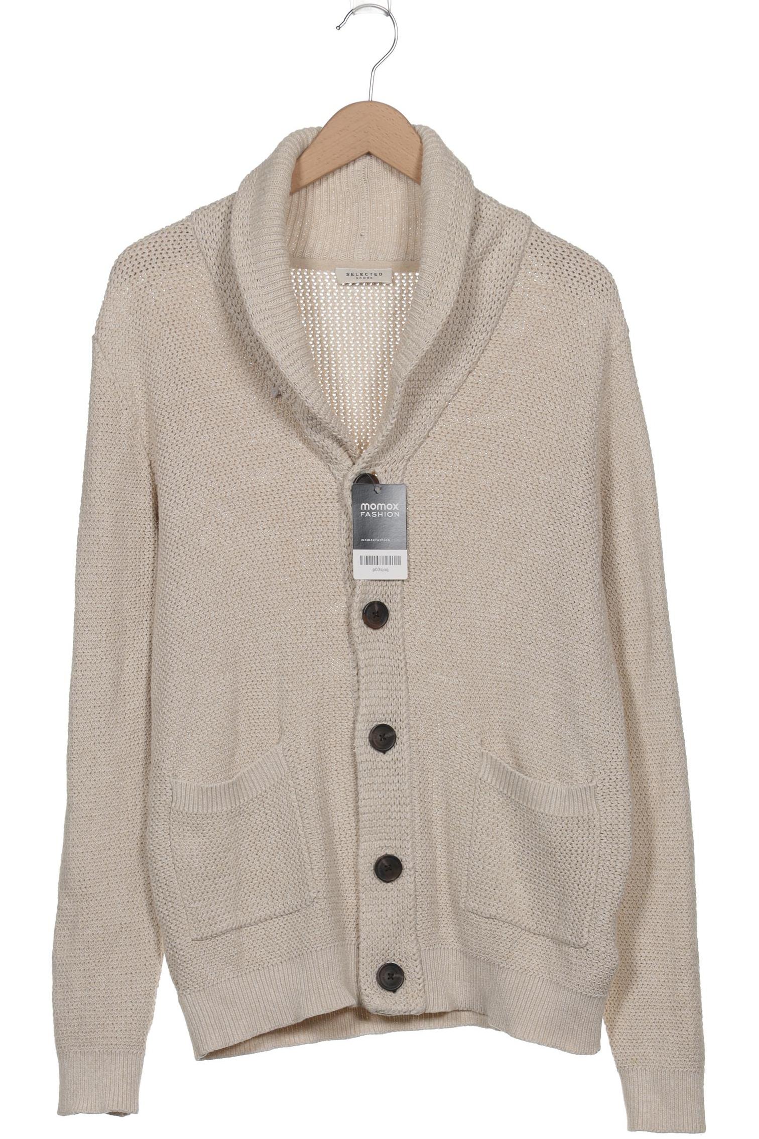 

Selected Herren Strickjacke, cremeweiß, Gr. 44
