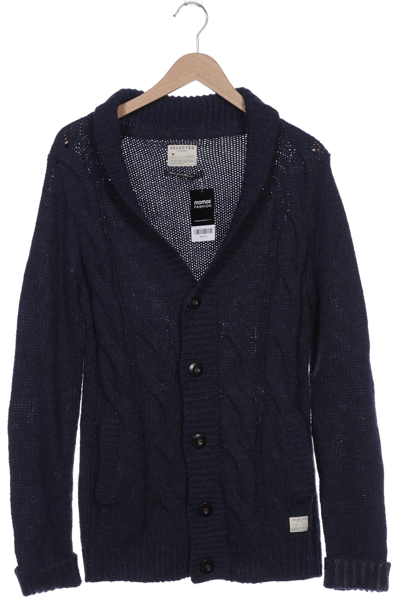 

SELECTED Herren Strickjacke, marineblau