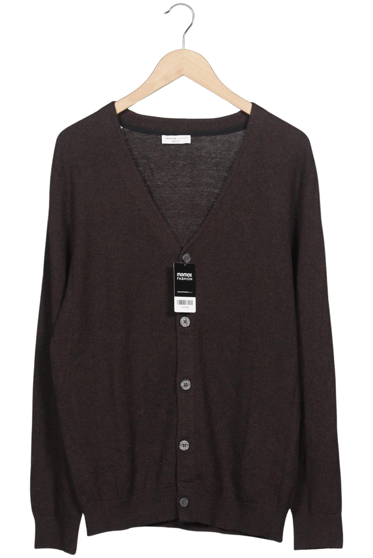

Selected Herren Strickjacke, braun, Gr. 54