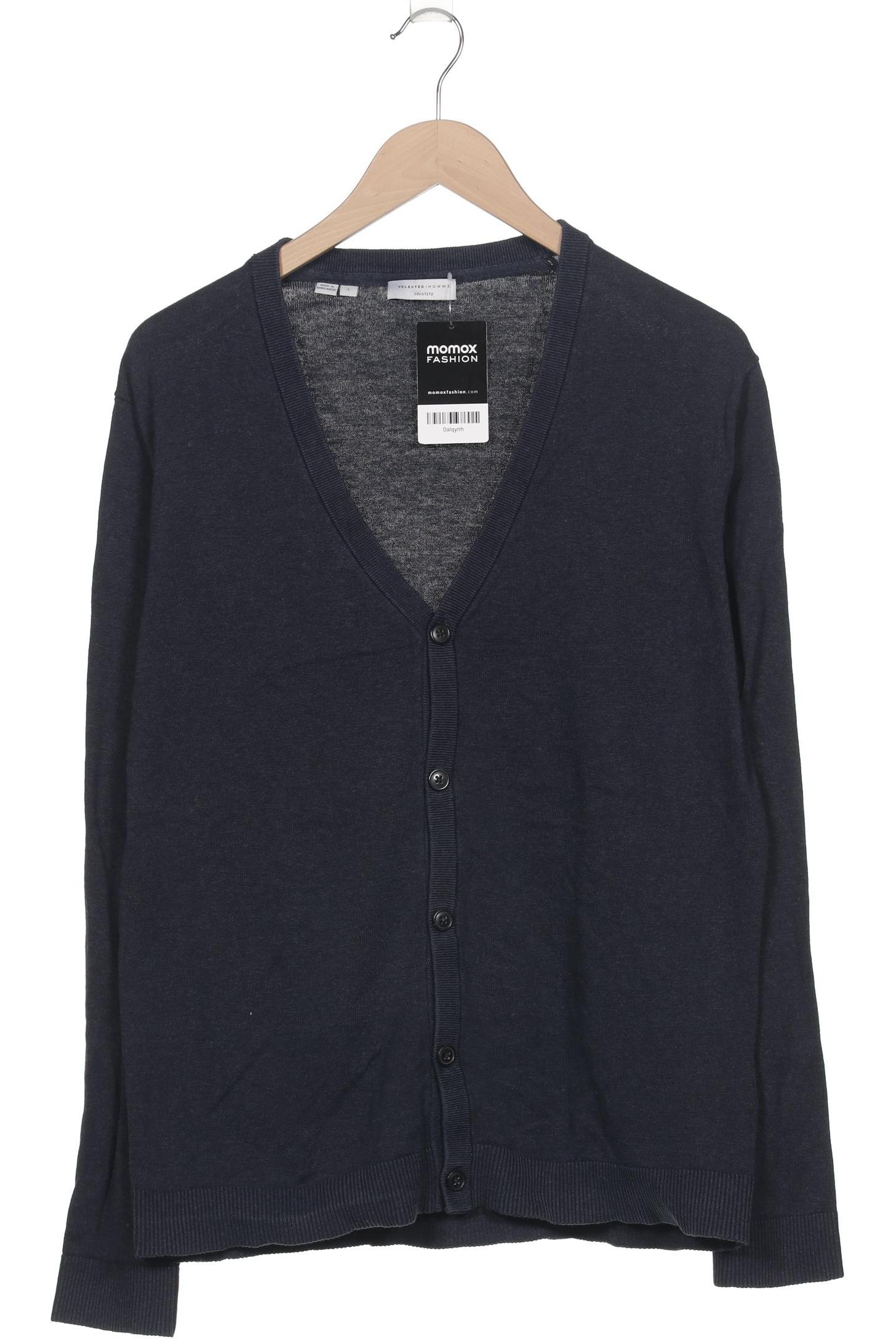 

Selected Herren Strickjacke, marineblau, Gr. 52
