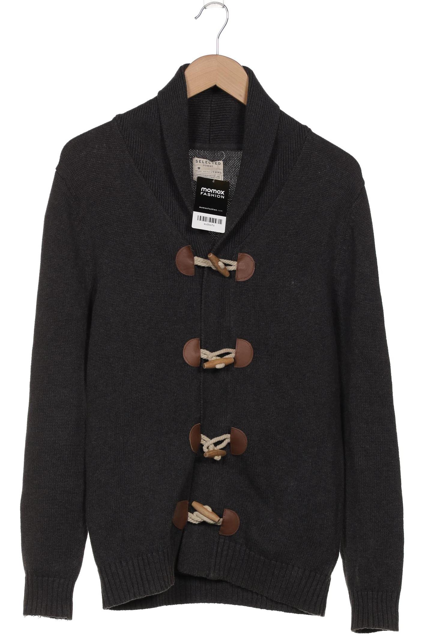 

Selected Herren Strickjacke, grau, Gr. 52
