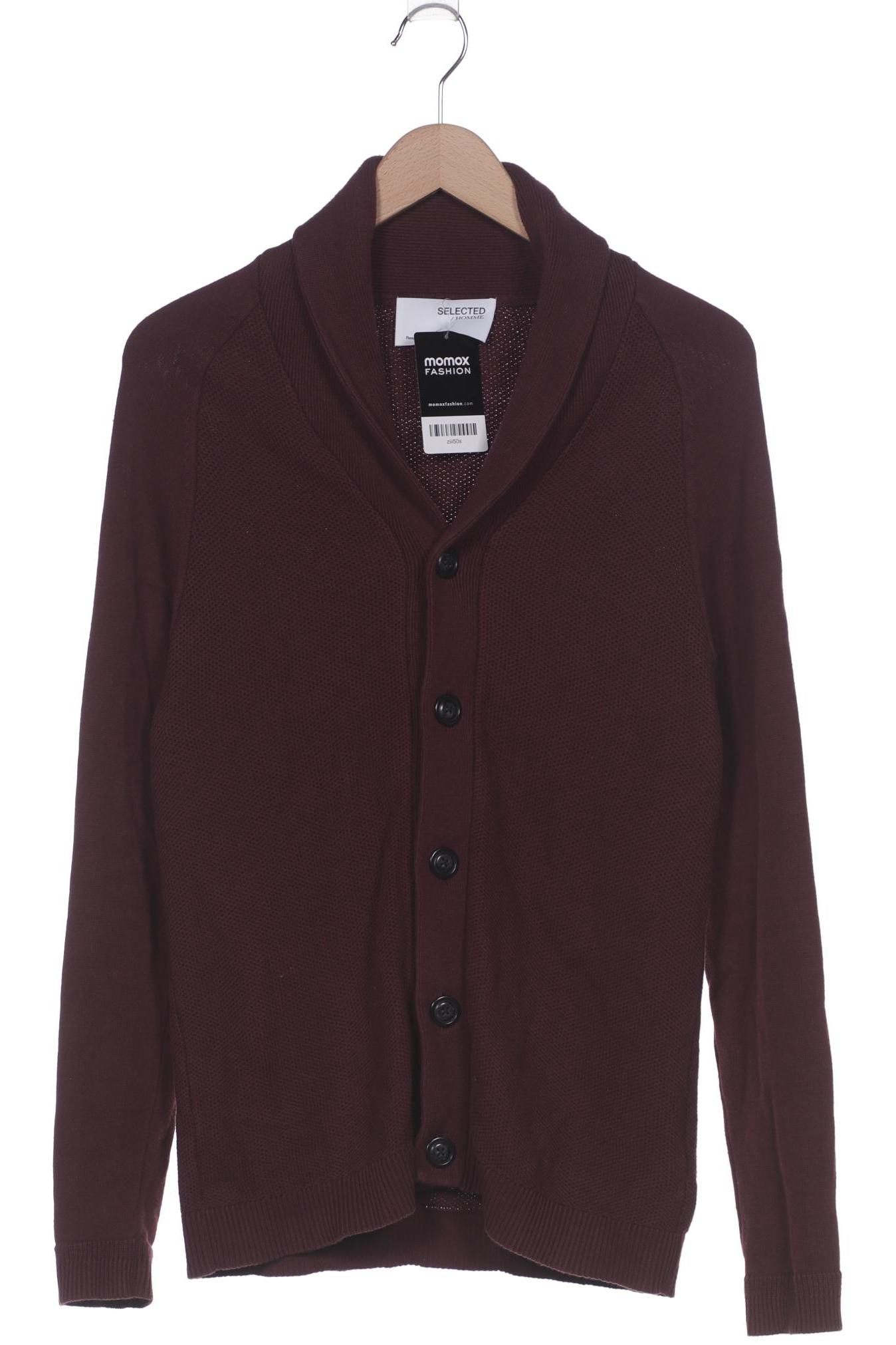 

Selected Herren Strickjacke, bordeaux, Gr. 48