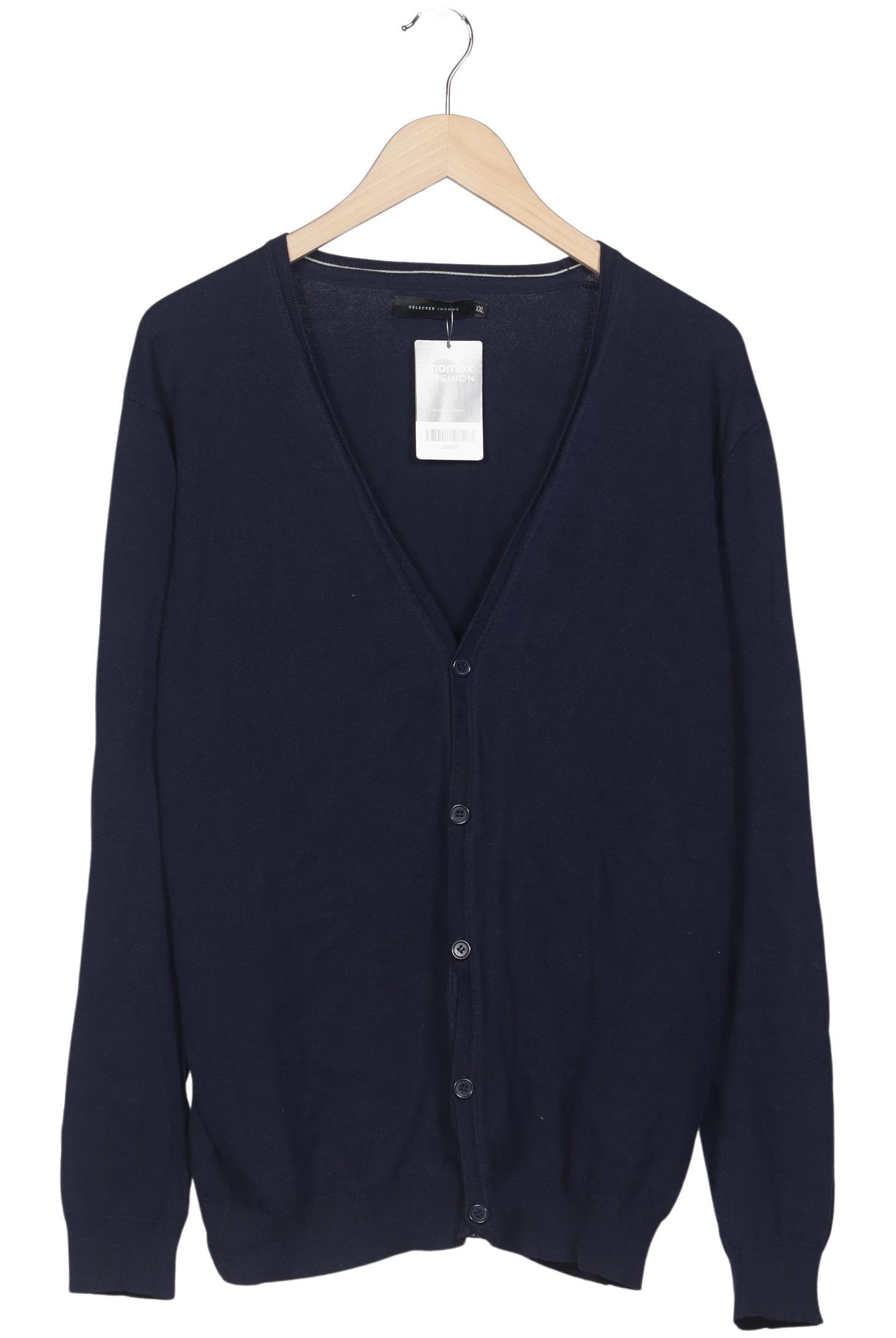 

Selected Herren Strickjacke, marineblau, Gr. 56