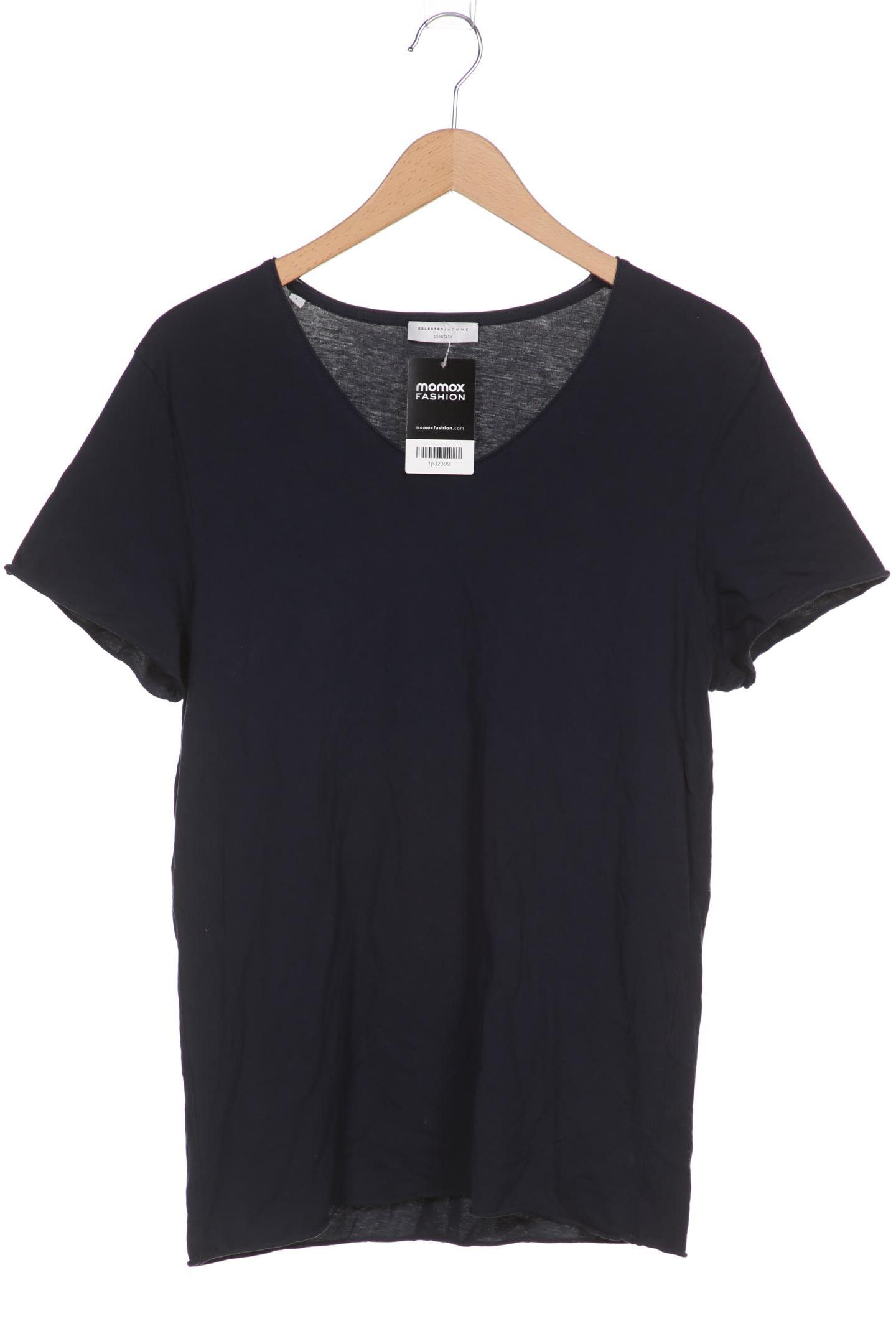 

Selected Herren T-Shirt, marineblau, Gr. 52