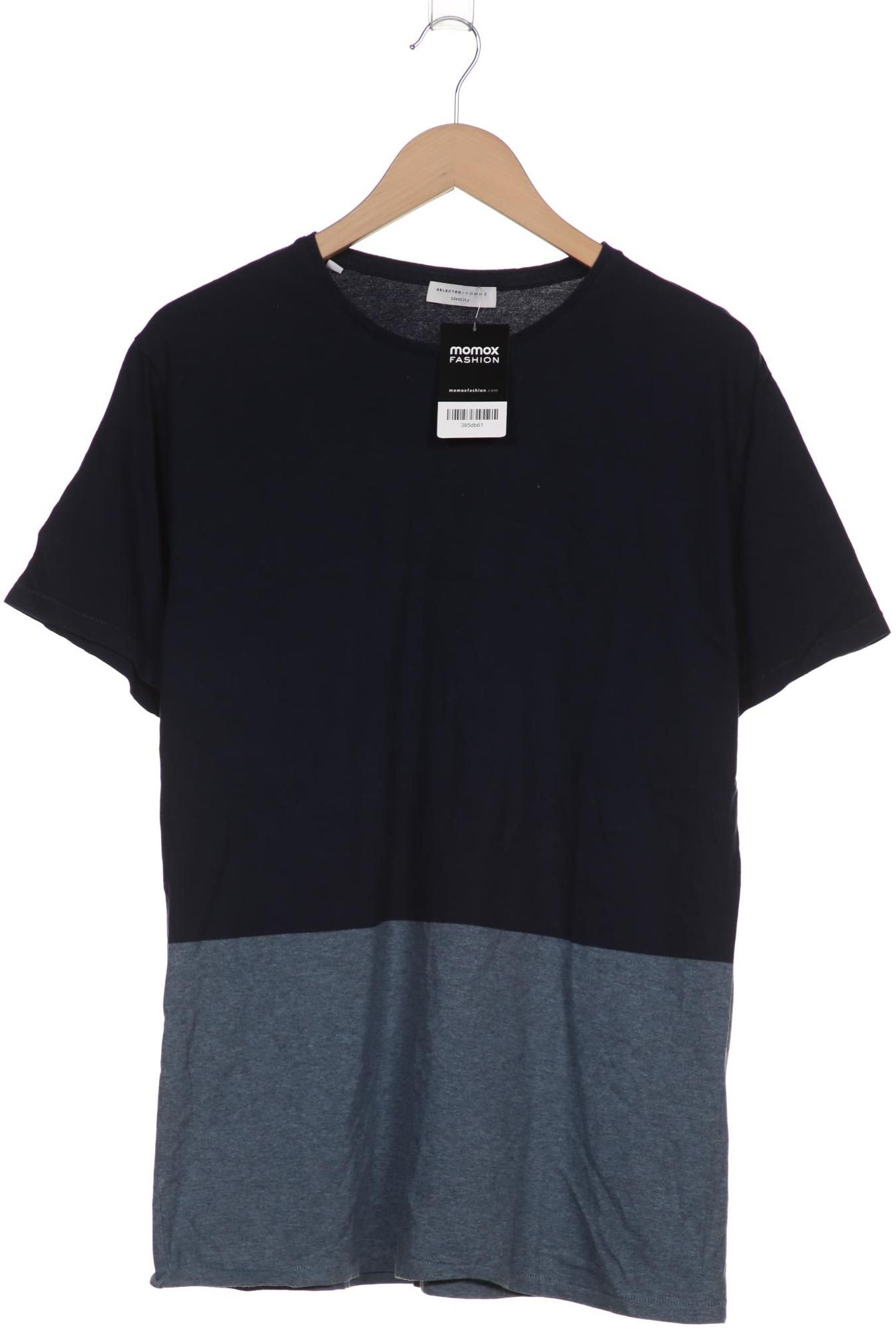 

SELECTED Herren T-Shirt, marineblau