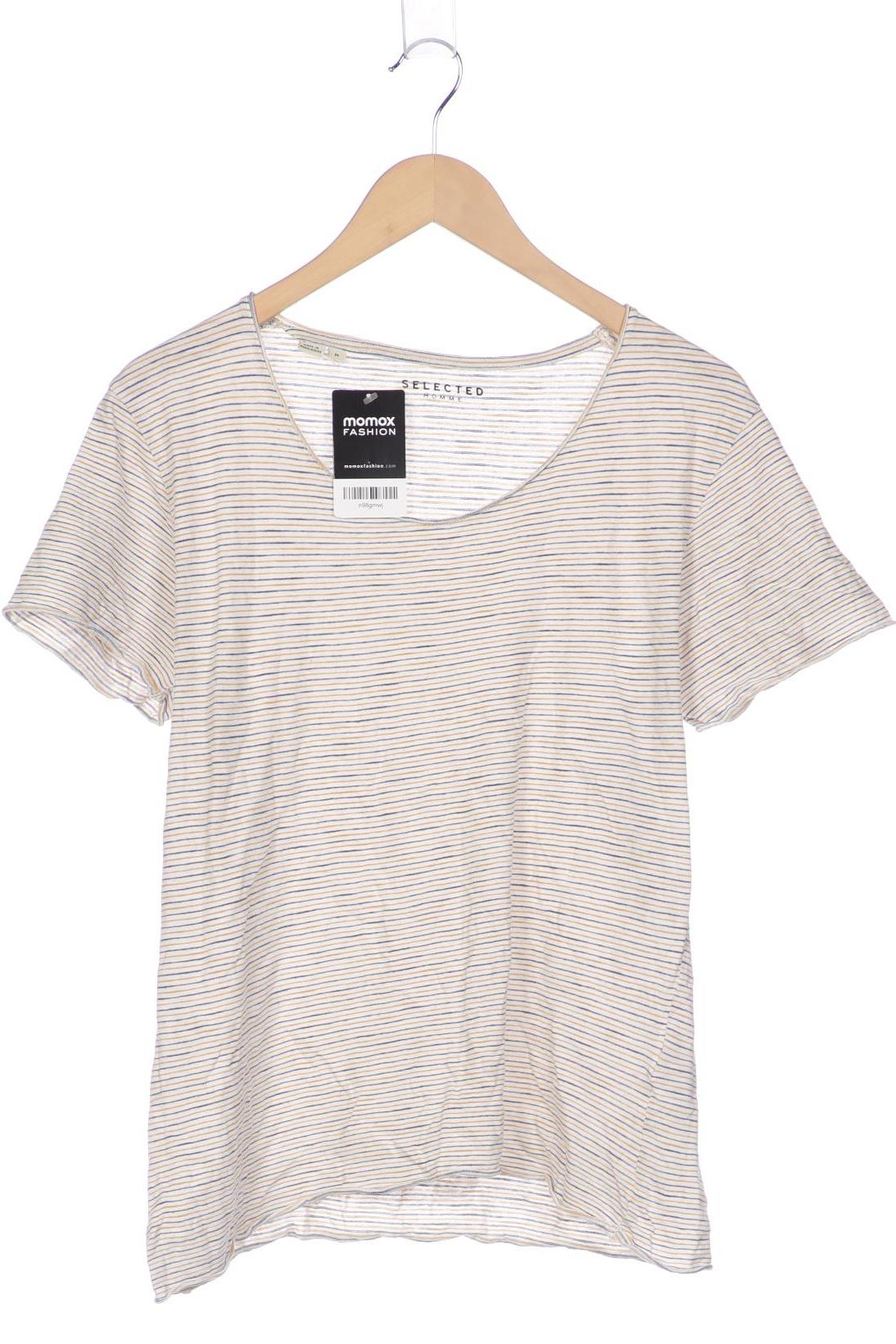 

Selected Herren T-Shirt, cremeweiß, Gr. 48