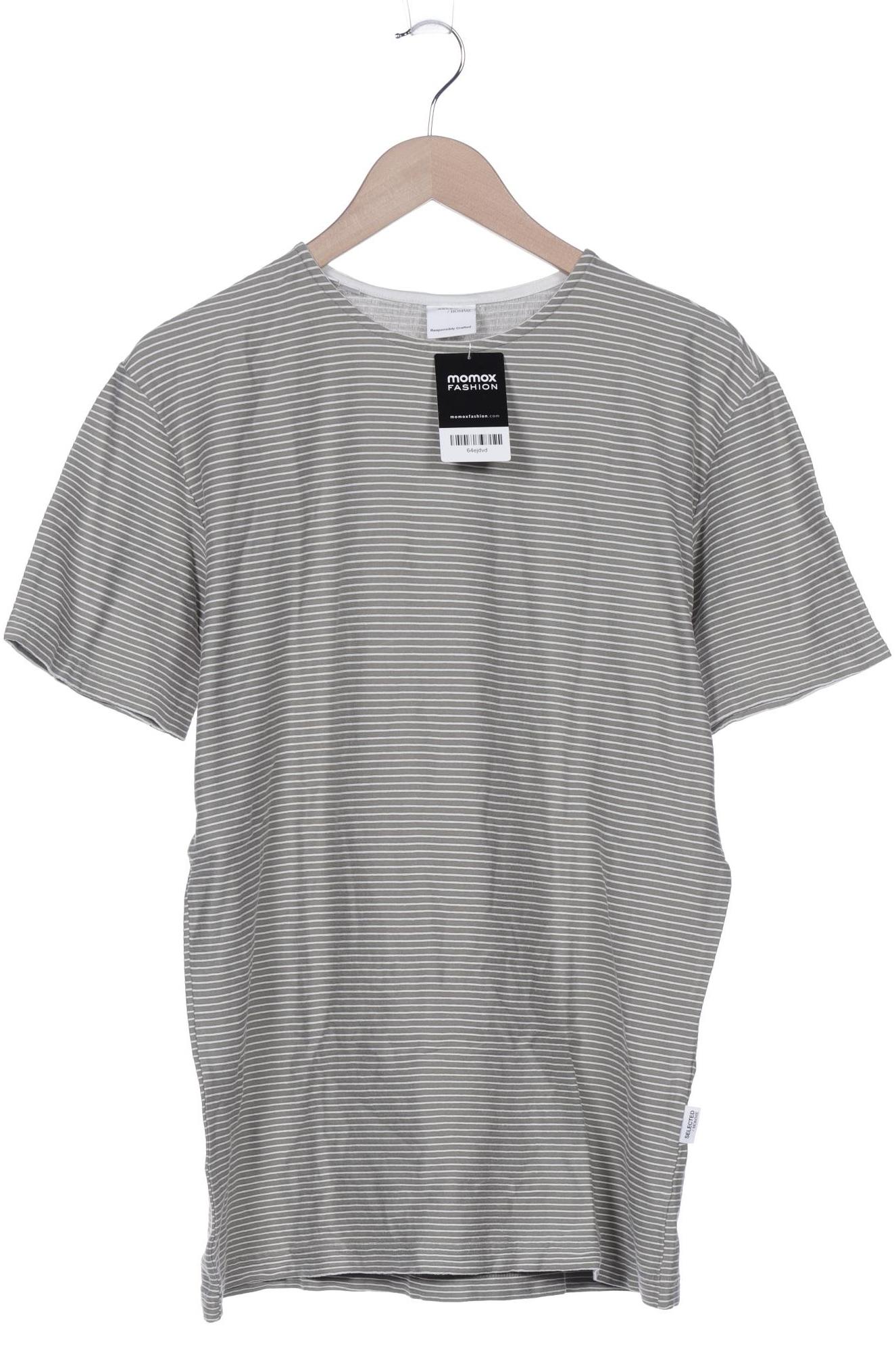 

Selected Herren T-Shirt, grau, Gr. 48