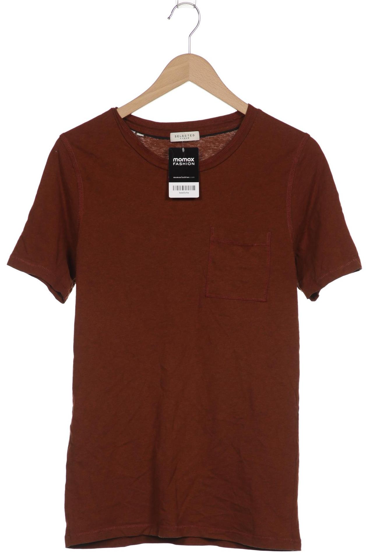 

Selected Herren T-Shirt, braun, Gr. 48