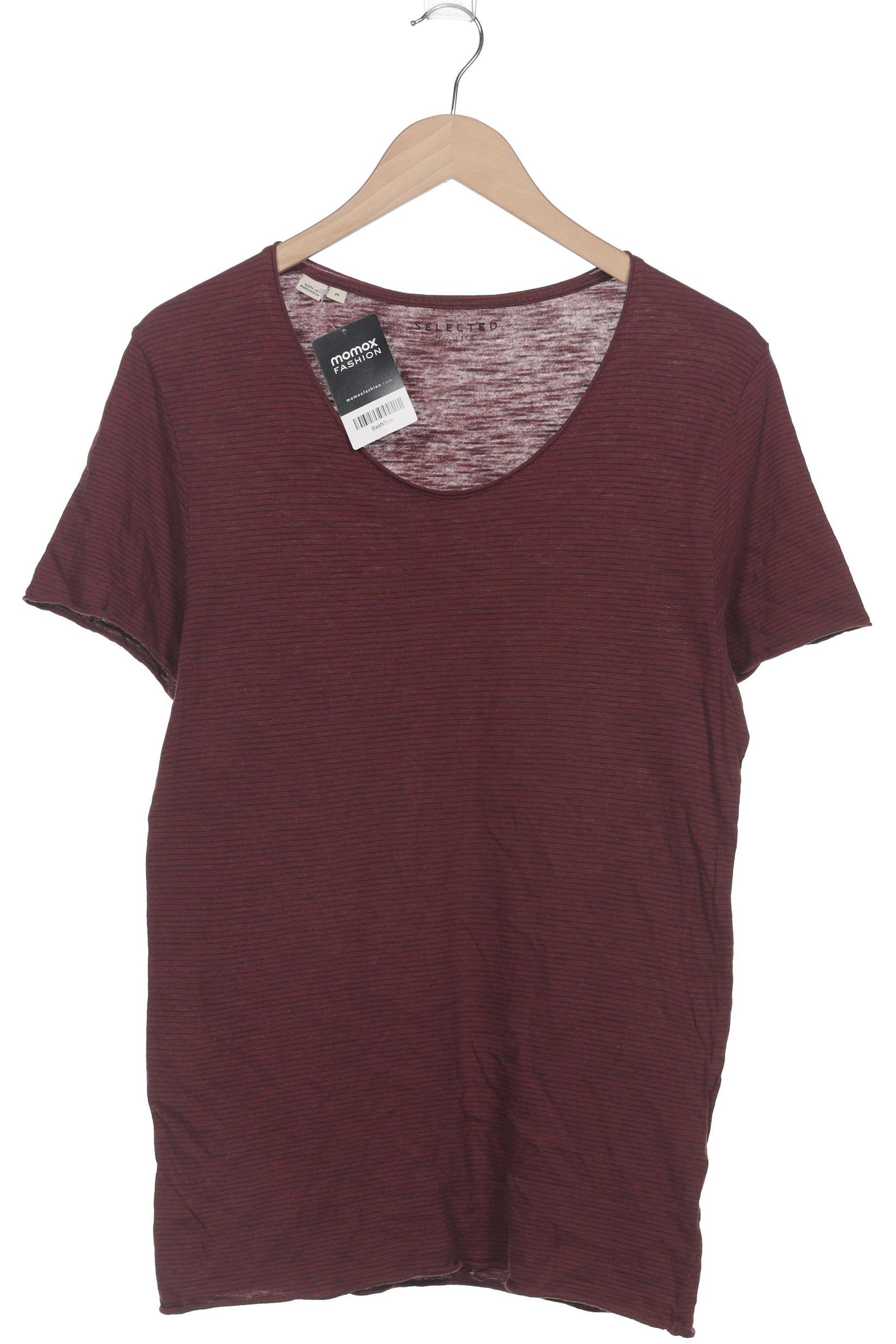 

Selected Herren T-Shirt, bordeaux, Gr. 48