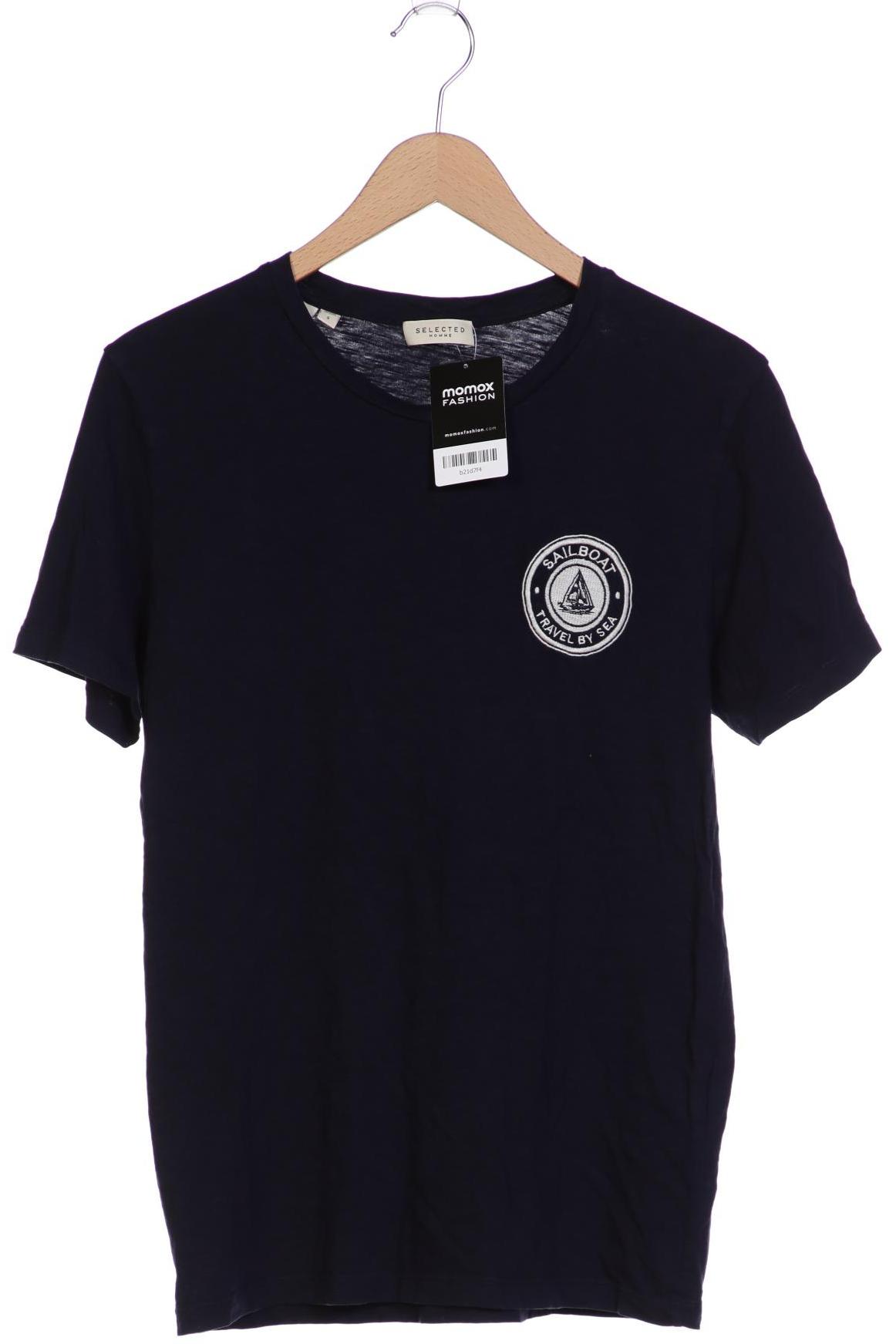 

SELECTED Herren T-Shirt, marineblau