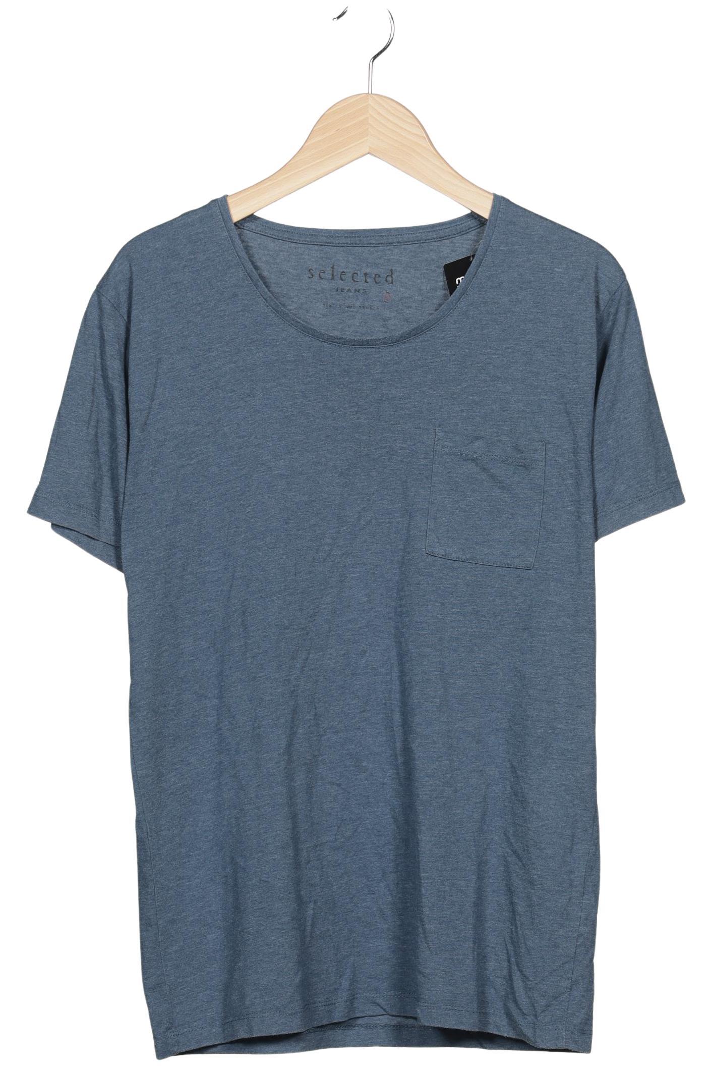 

Selected Herren T-Shirt, blau, Gr. 48