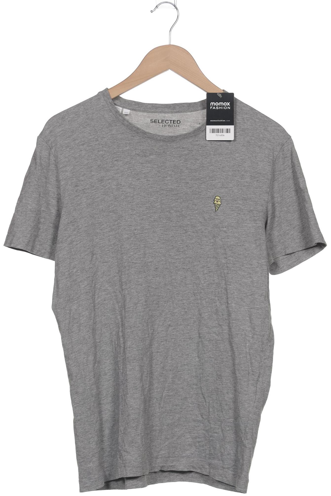 

Selected Herren T-Shirt, grau, Gr. 48