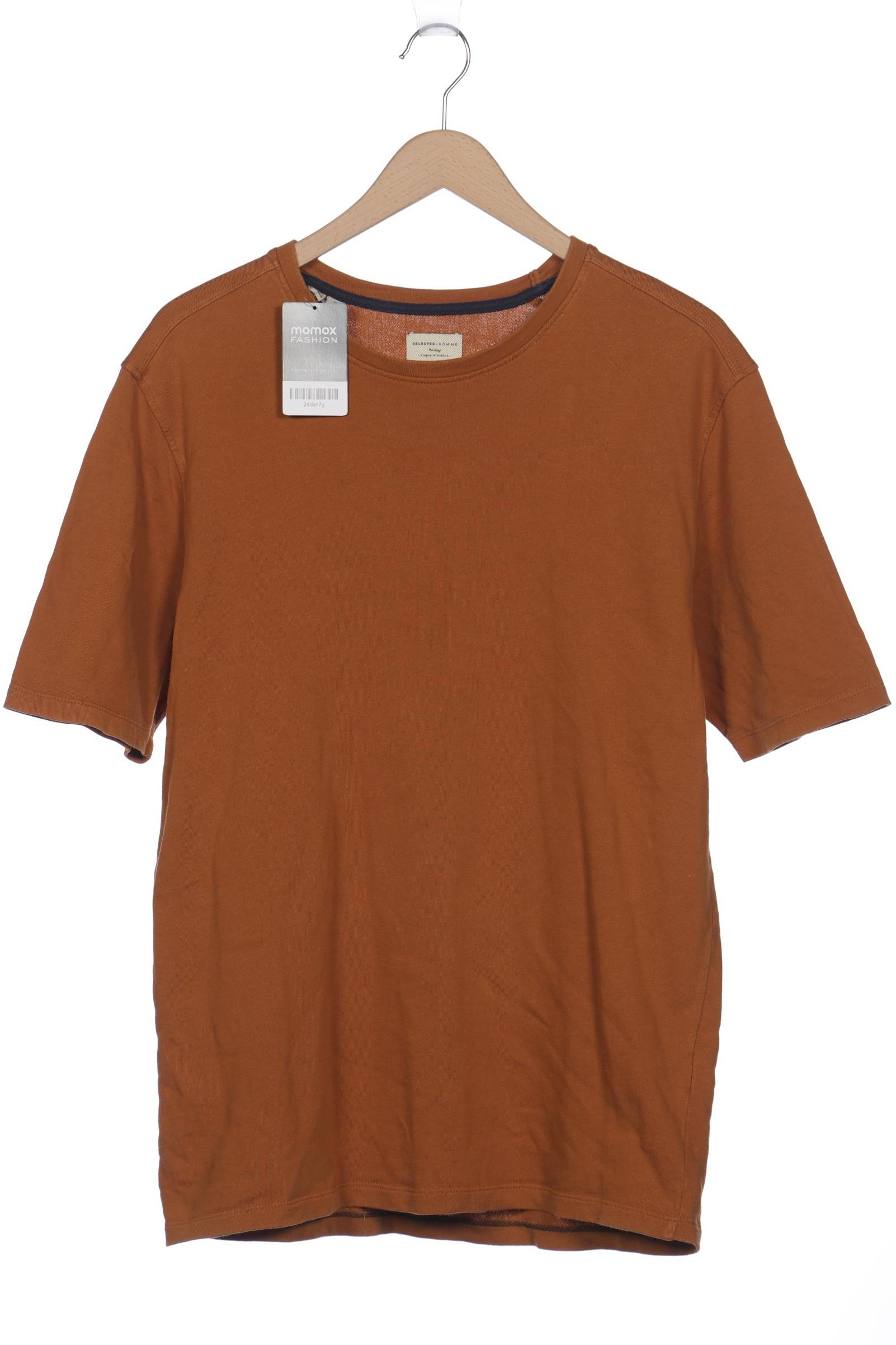 

Selected Herren T-Shirt, braun, Gr. 54