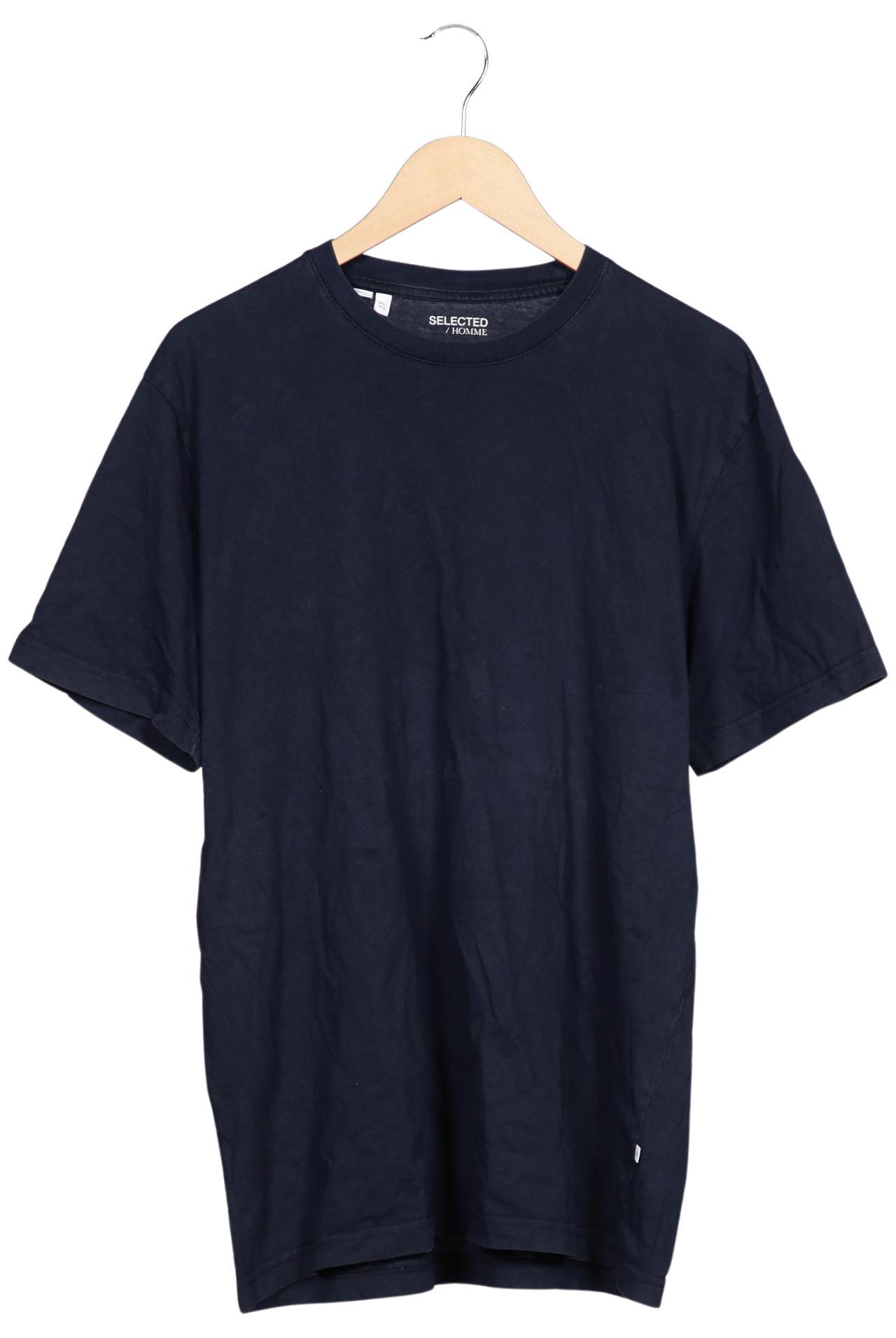 

Selected Herren T-Shirt, marineblau, Gr. 56