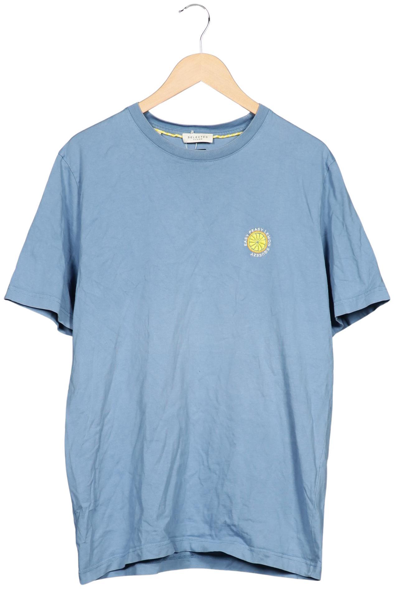 Thumbnail - Selected Herren T-Shirt, hellblau, Gr. 54