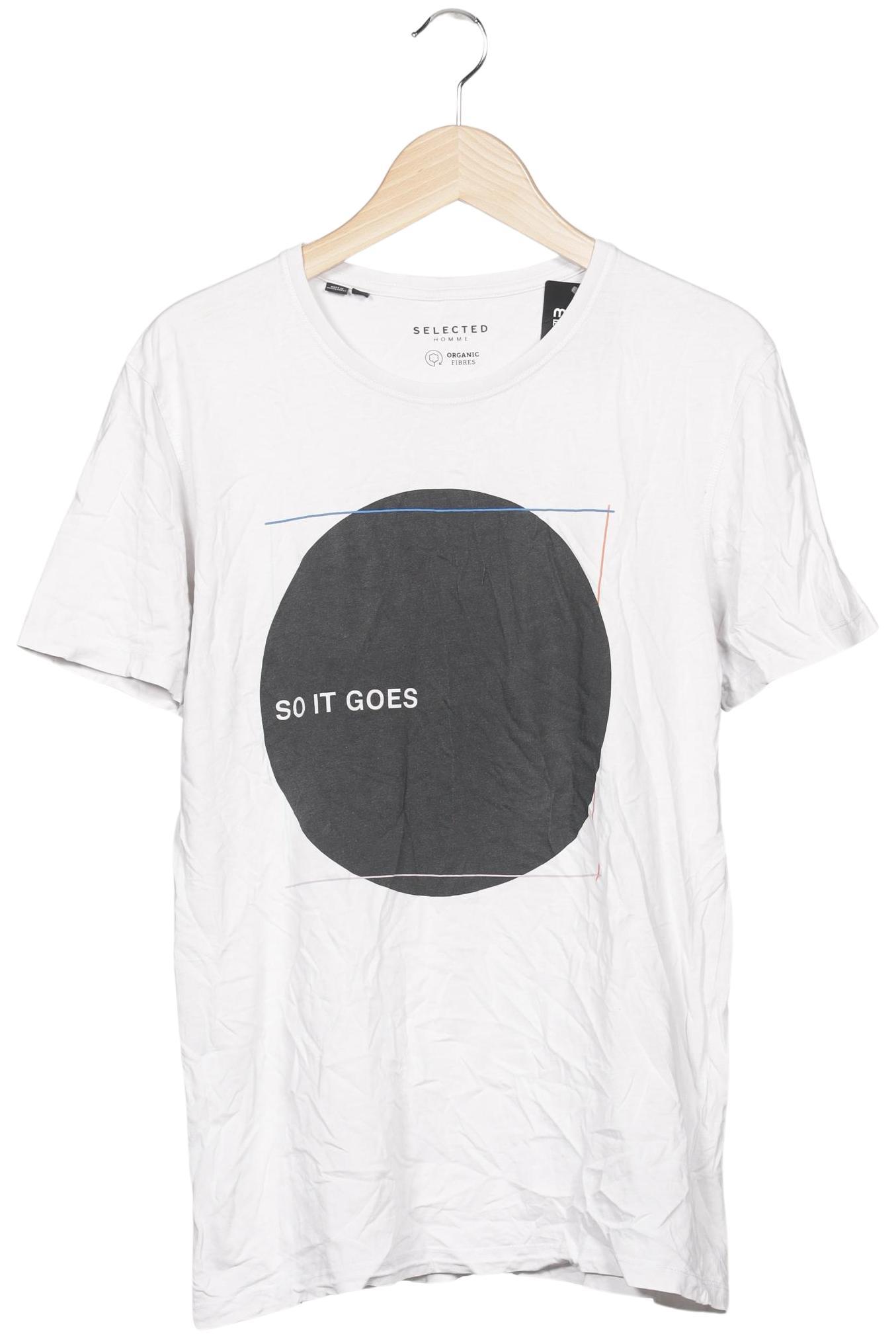 

Selected Herren T-Shirt, weiß, Gr. 52