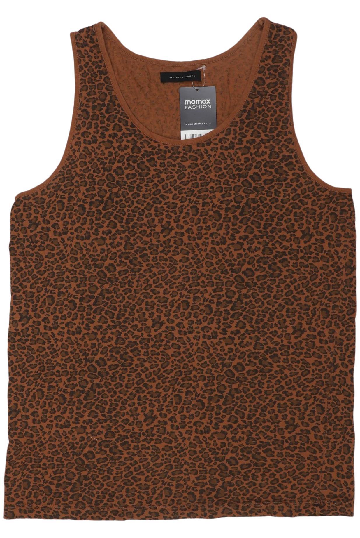 

Selected Herren T-Shirt, braun, Gr. 48