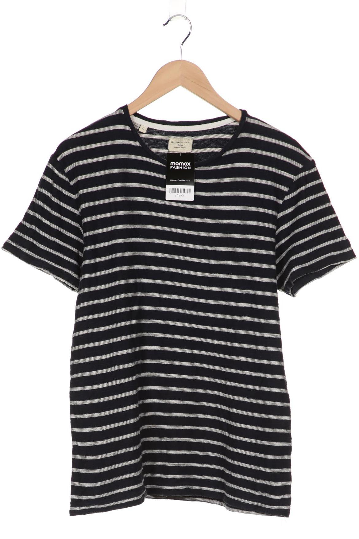 

Selected Herren T-Shirt, marineblau, Gr. 52
