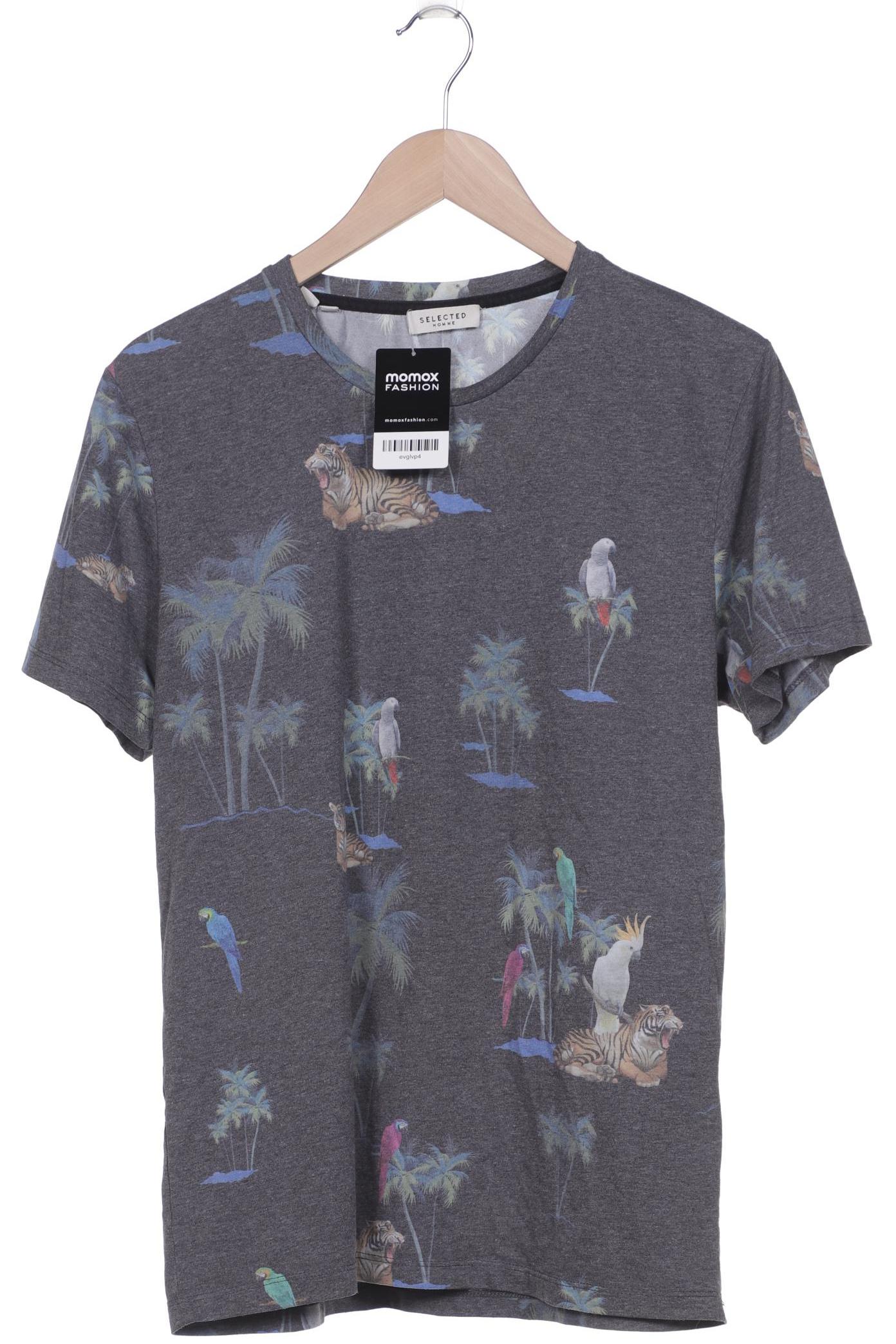 

SELECTED Herren T-Shirt, grau