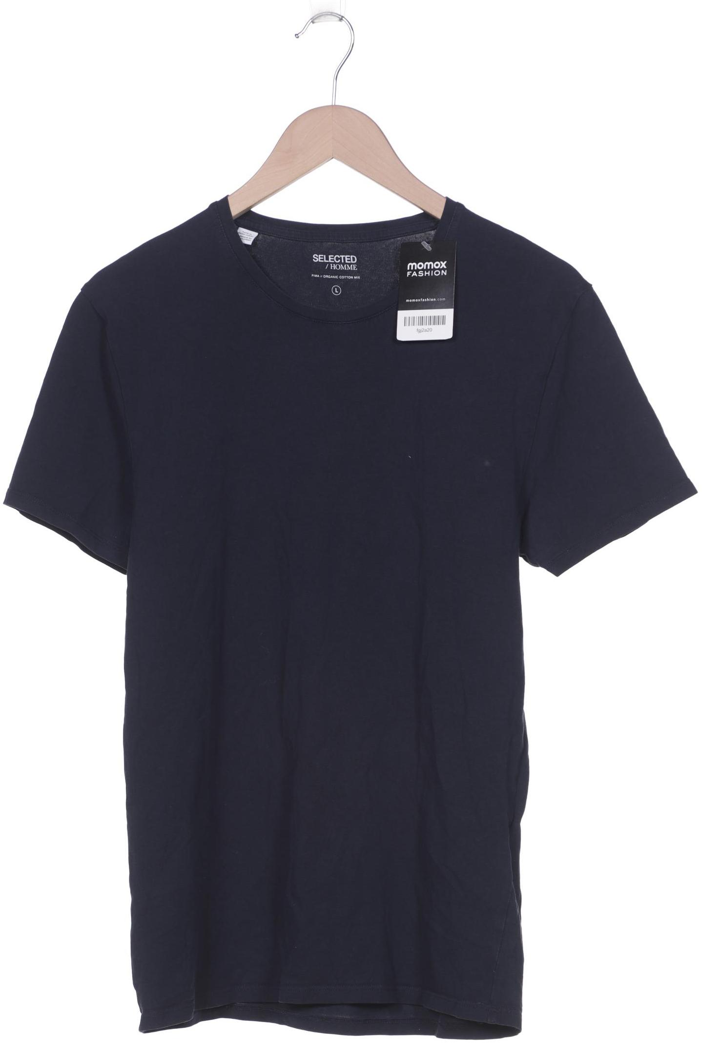 

SELECTED Herren T-Shirt, marineblau