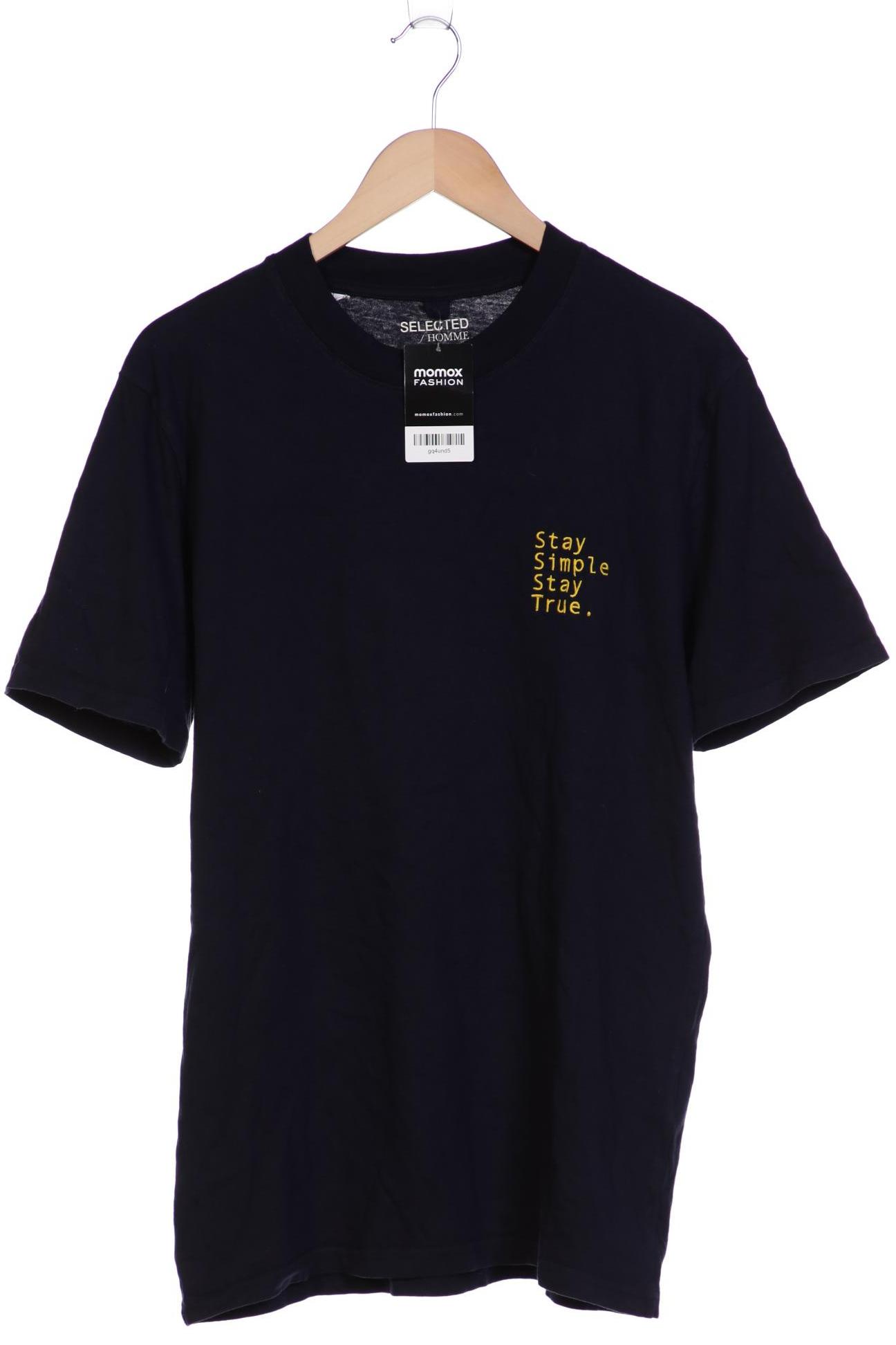

SELECTED Herren T-Shirt, marineblau