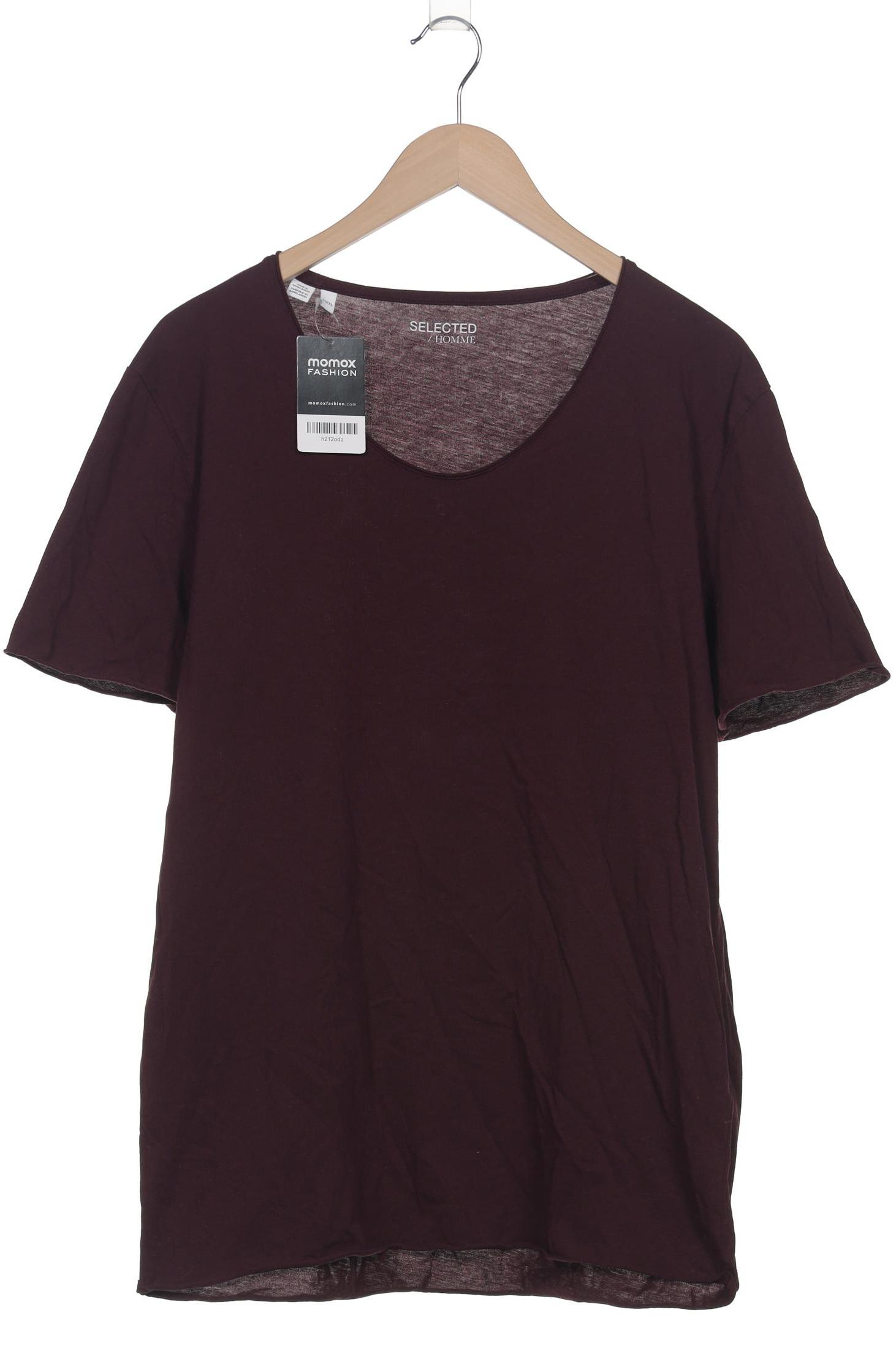 

Selected Herren T-Shirt, bordeaux, Gr. 54