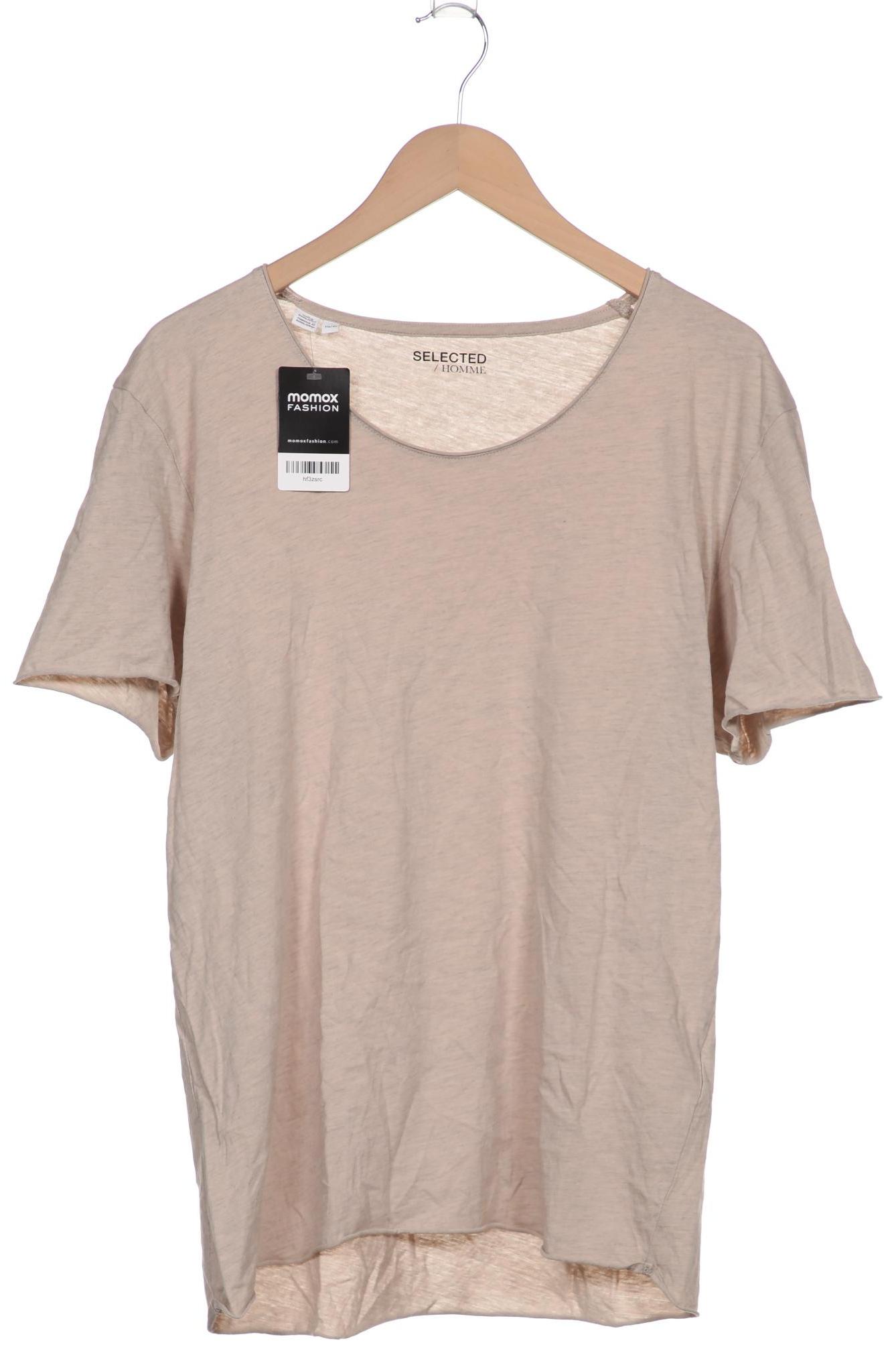 

SELECTED Herren T-Shirt, beige