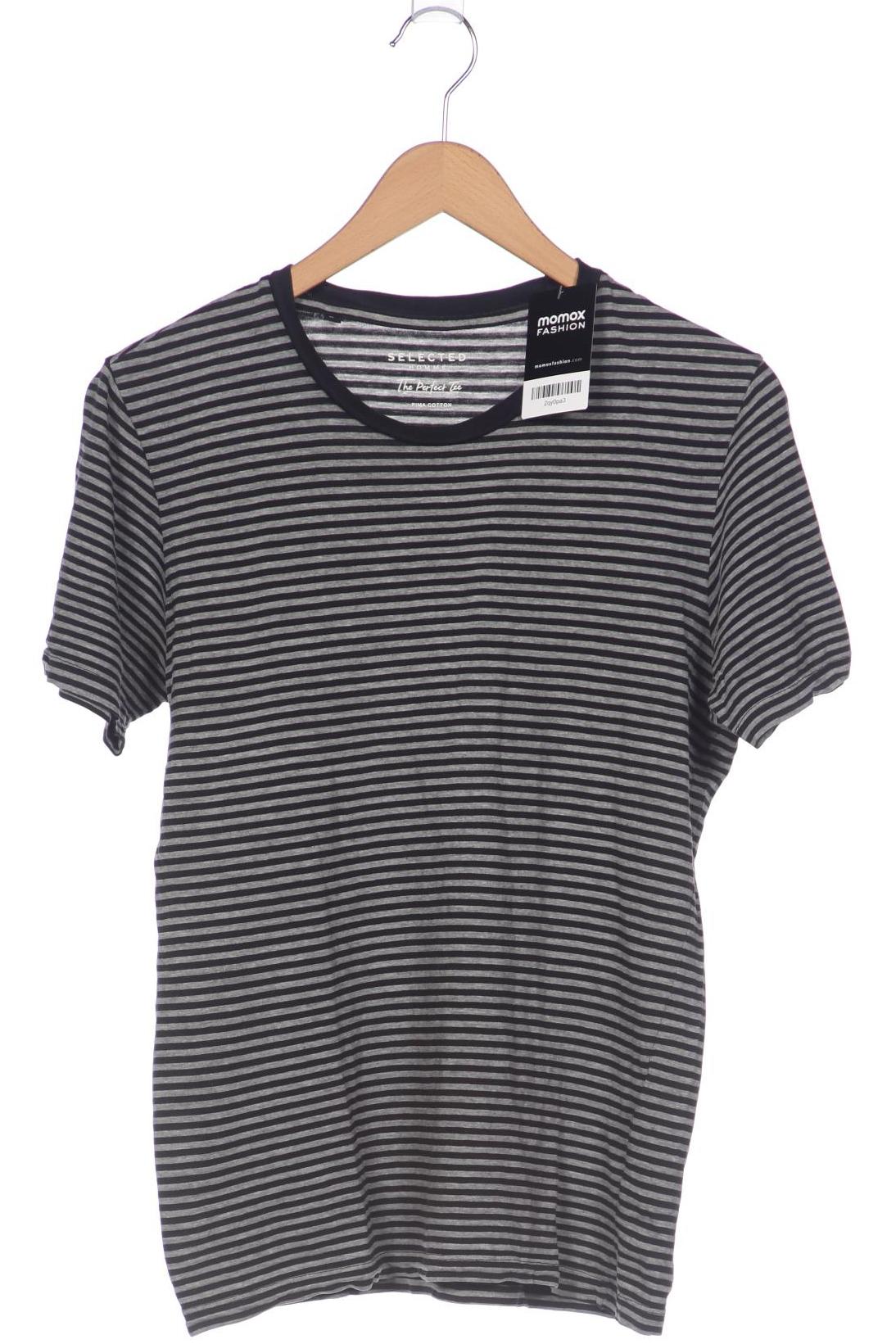 

Selected Herren T-Shirt, grau, Gr. 48