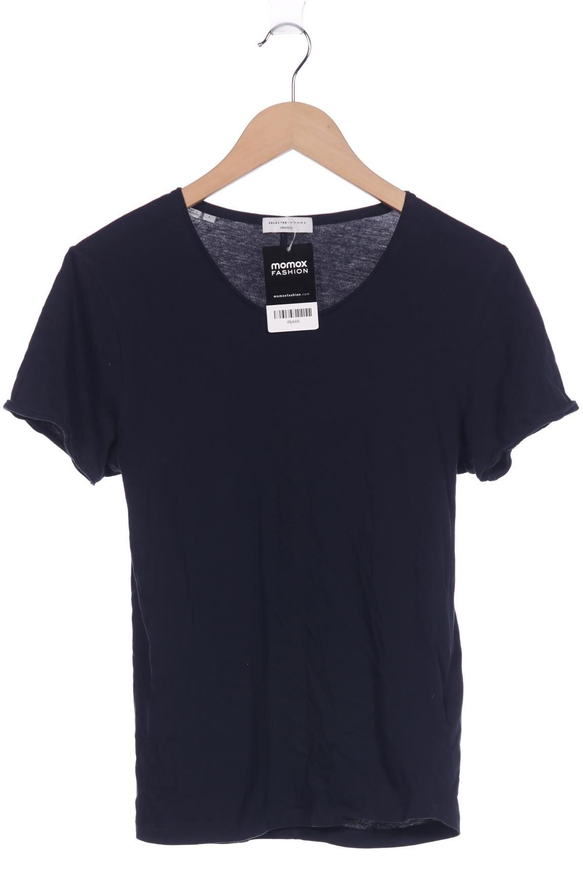 

Selected Herren T-Shirt, marineblau, Gr. 46