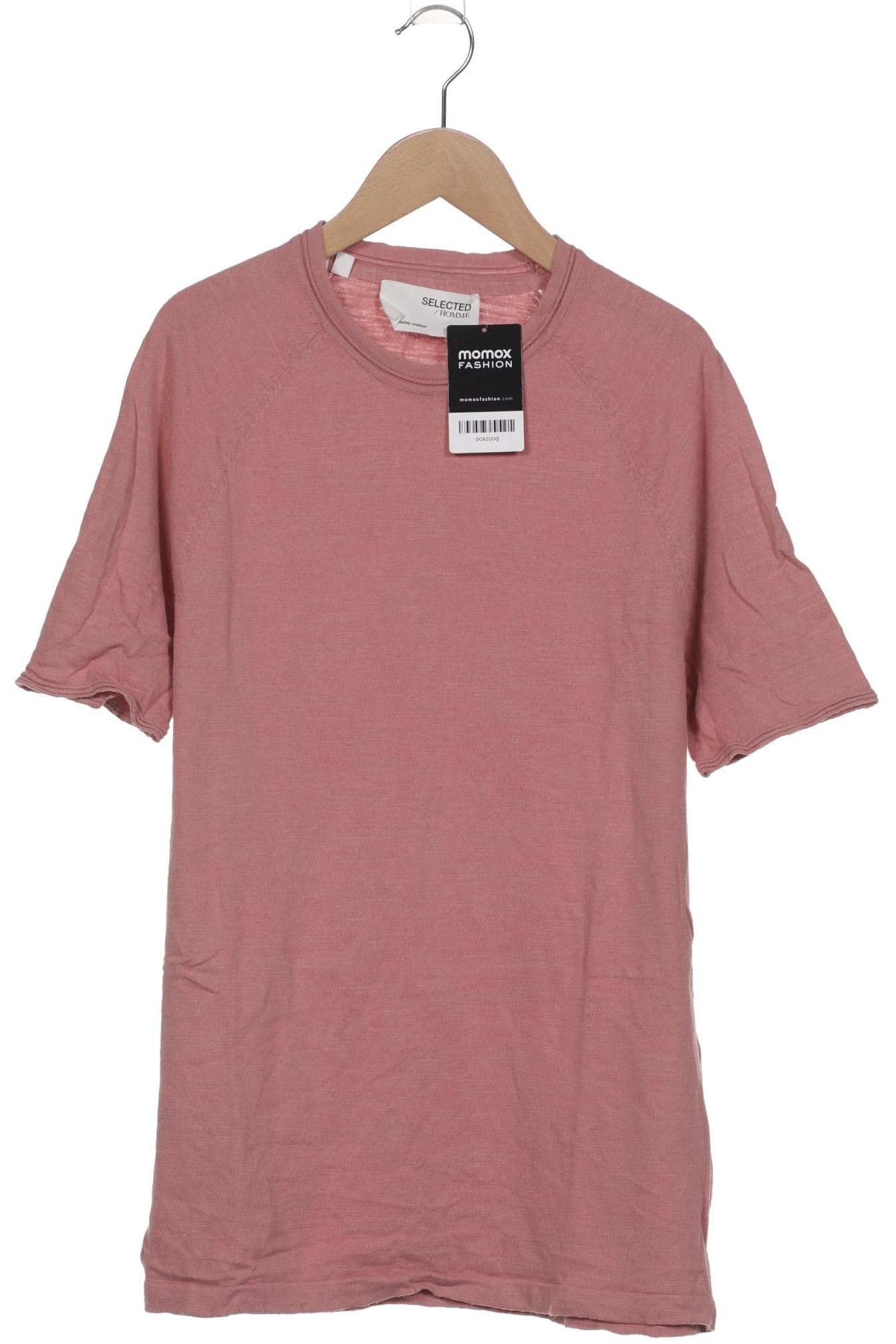 Thumbnail - Selected Herren T-Shirt, pink, Gr. 48