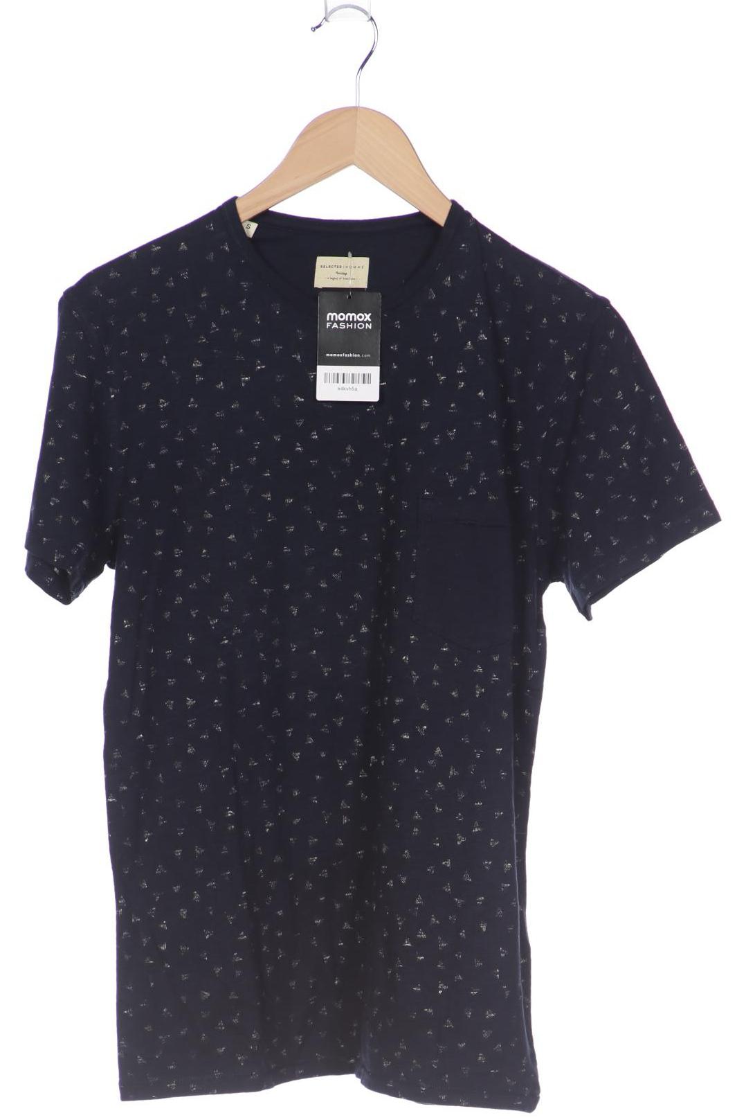 

SELECTED Herren T-Shirt, marineblau