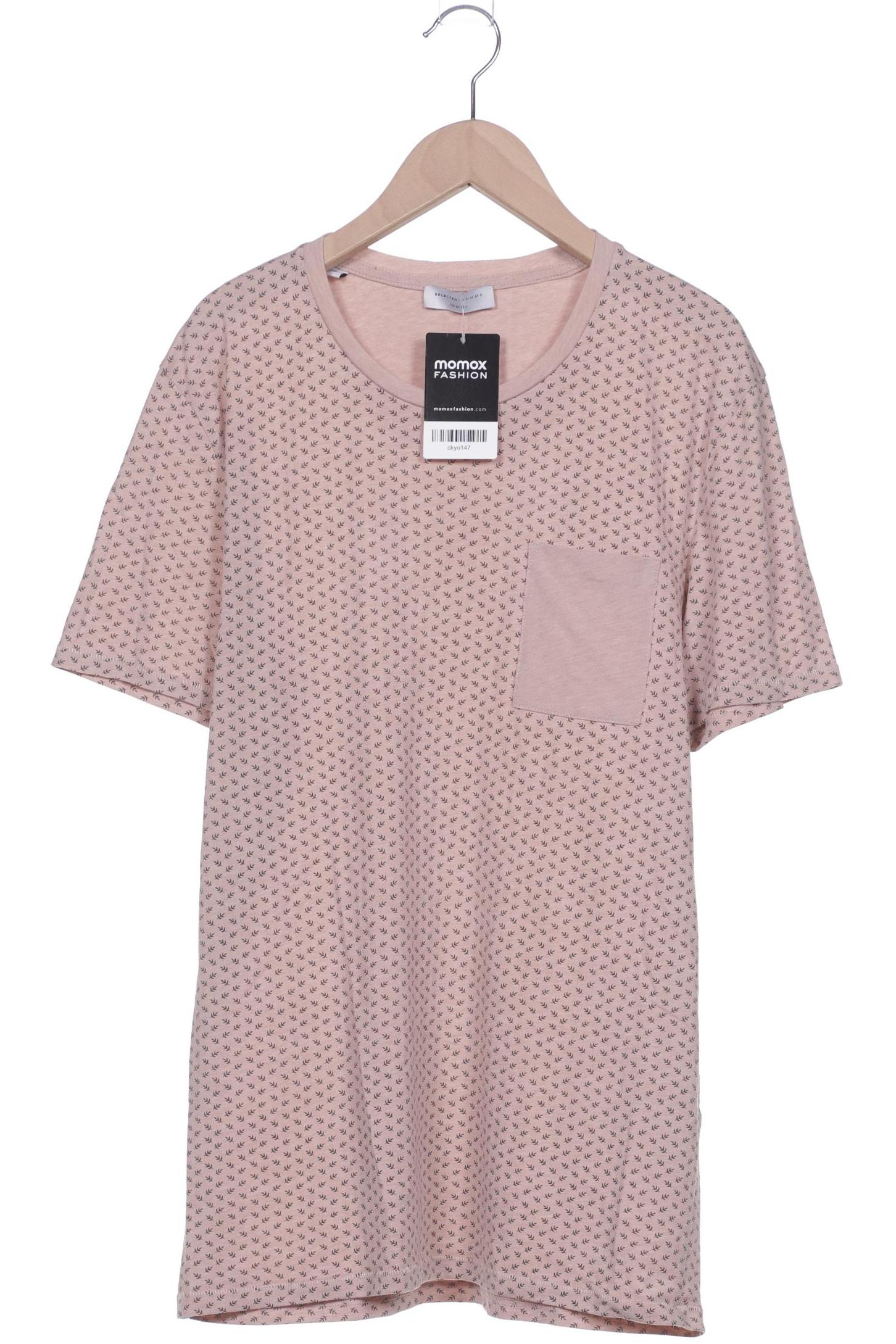 Thumbnail - Selected Herren T-Shirt, pink, Gr. 52
