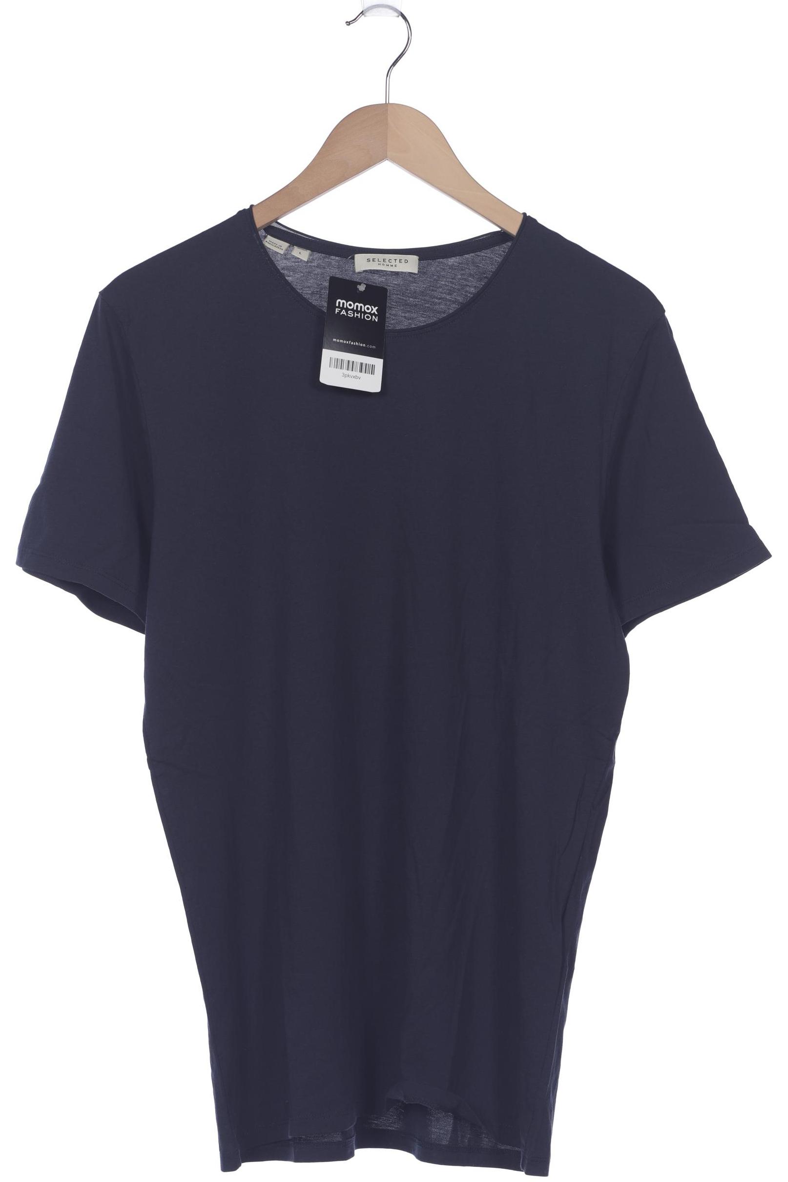 

Selected Herren T-Shirt, marineblau, Gr. 52